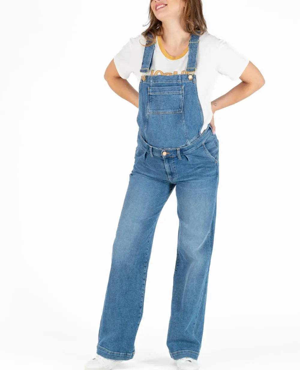 cache-c-ur-salopette-2-en-1-kelly-jean-grossesse-wide-leg-mid-blue image 1