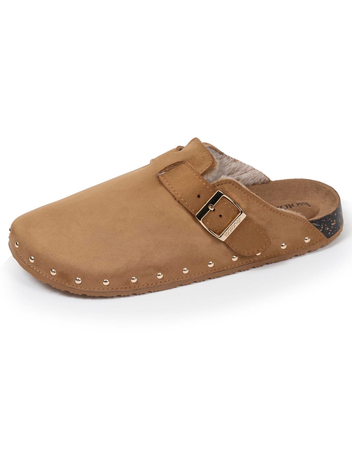 isotoner-sabots-fourr-s-femme-camel-clous image 5