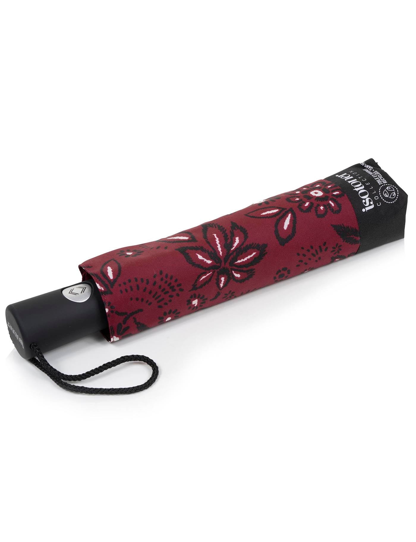 isotoner-parapluie-auto-bandana-bordeaux image 6