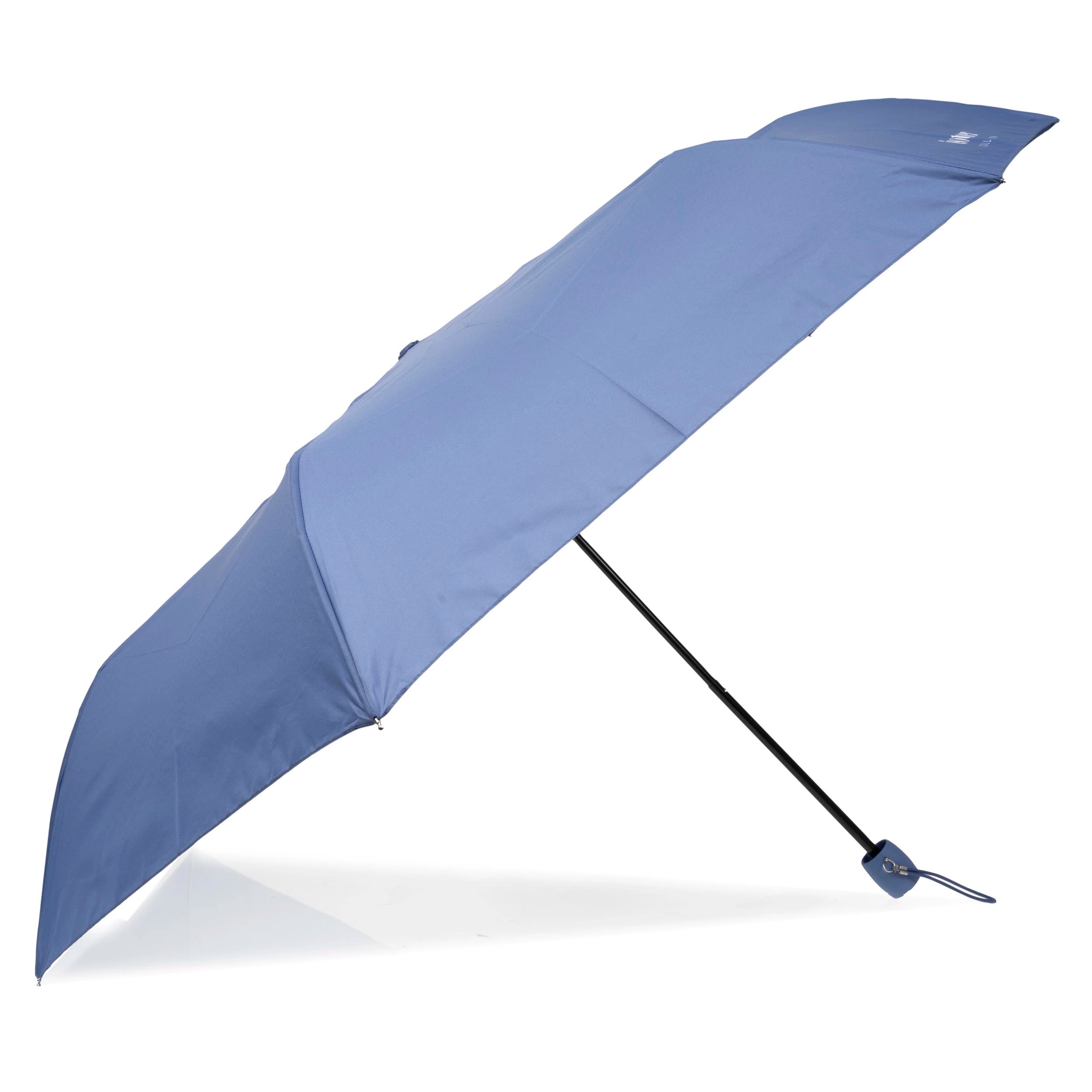 isotoner-parapluie-ombrelle-bleu-lavande-upf50-ultra-d-perlant image 2