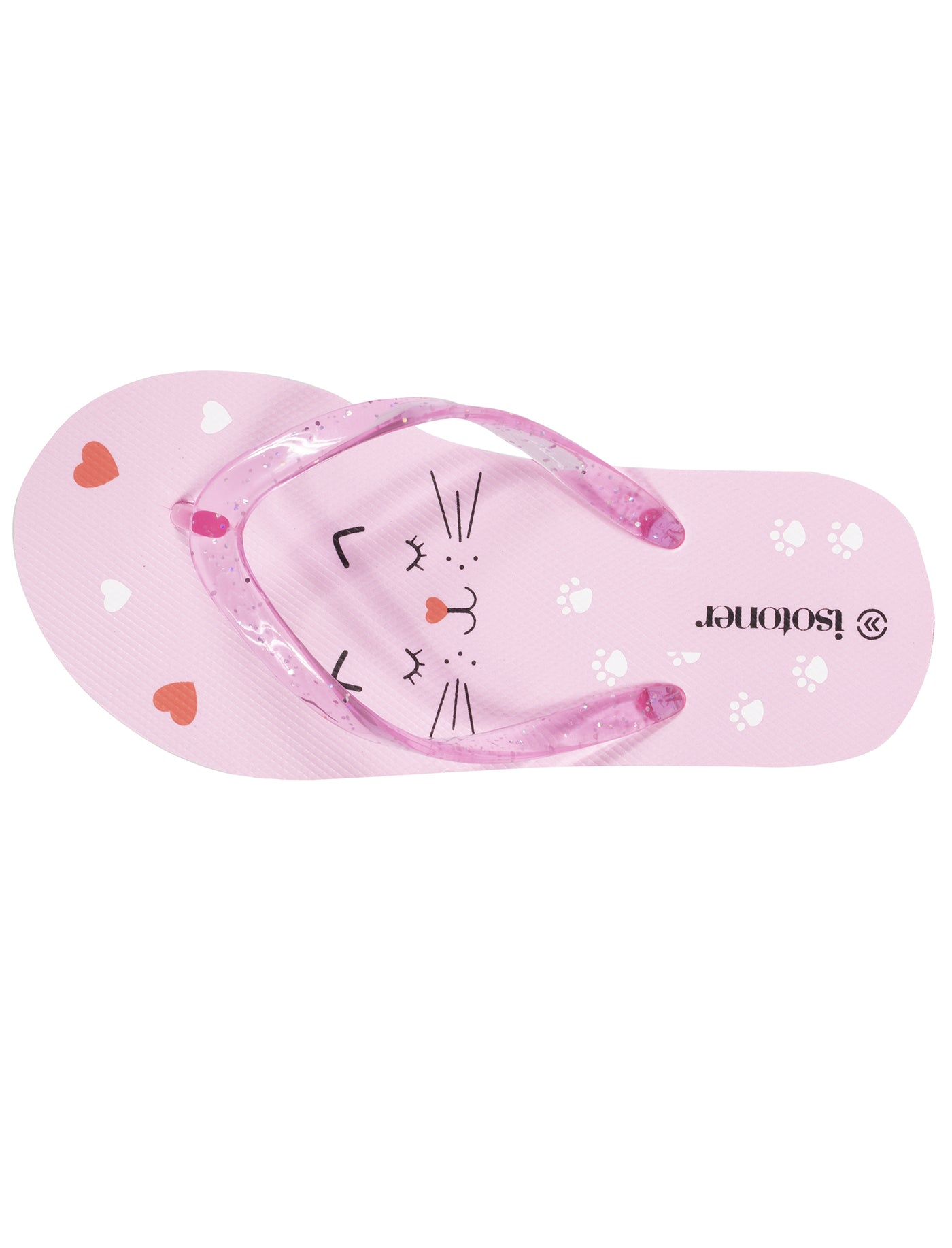 isotoner-tongs-enfant-chat-rose-fille image 7