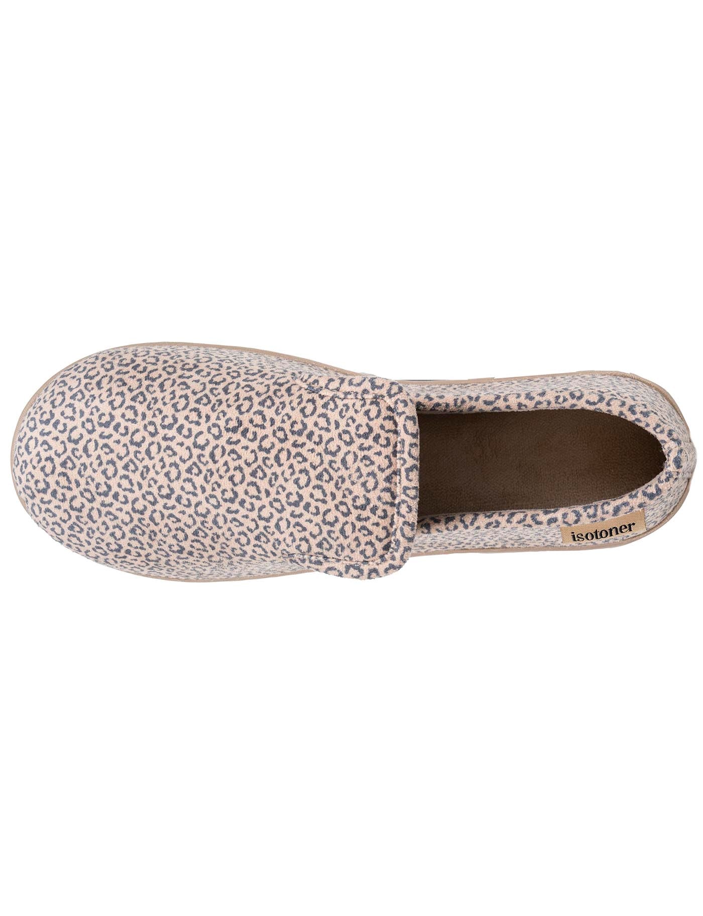 isotoner-chaussons-charentaises-femme-l-opard-beige image 7