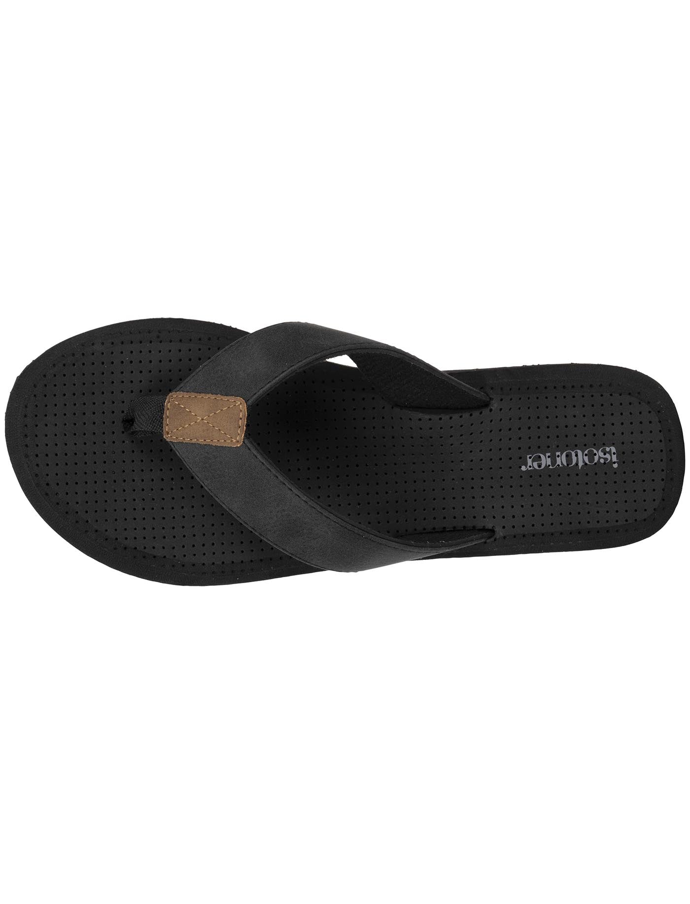 isotoner-tongs-homme-tige-large-sport-noir image 7