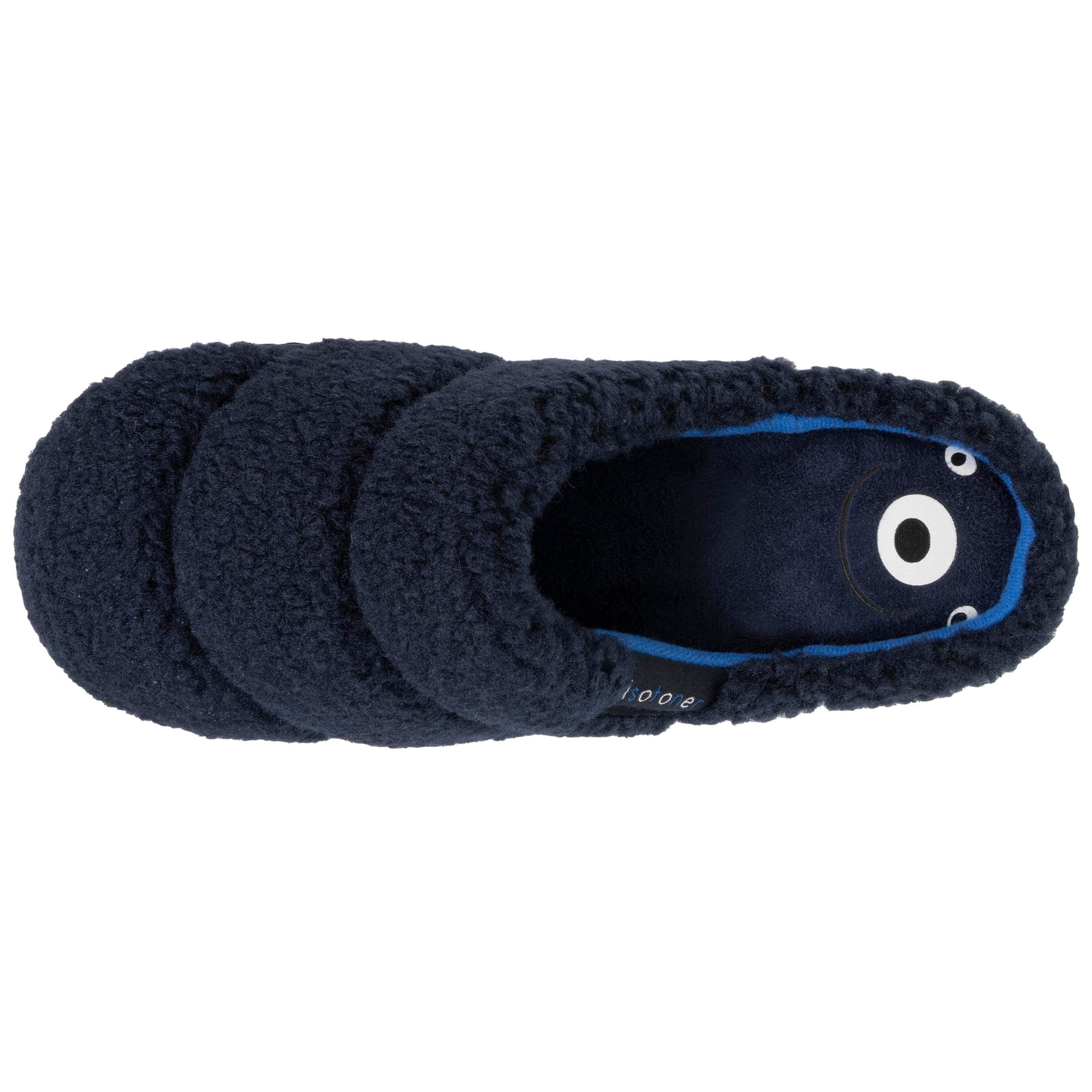 isotoner-mules-junior-marine-matelass-sherpa image 2