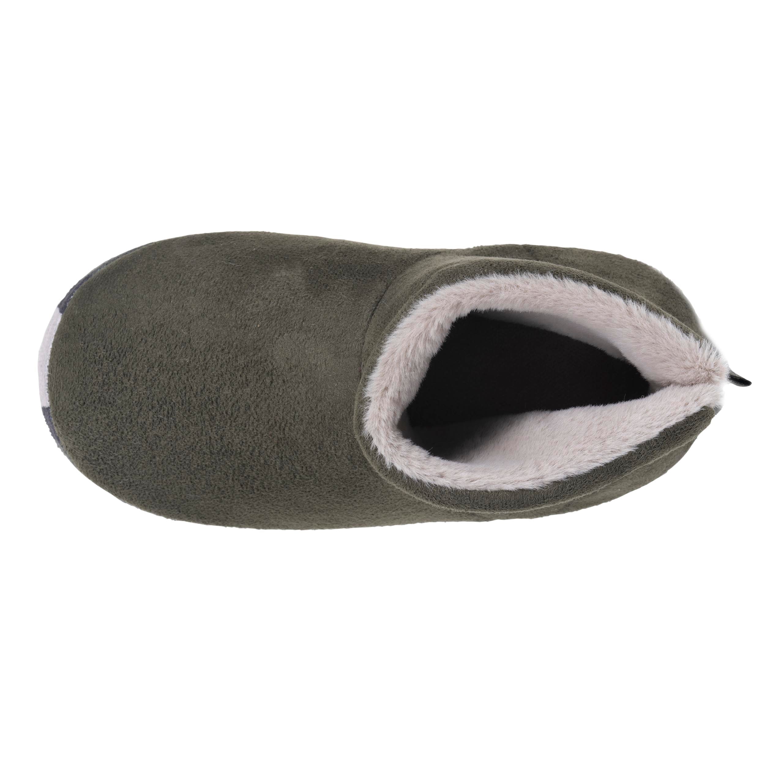 isotoner-chaussons-bottillons-enfant-su-dine-kaki image 2