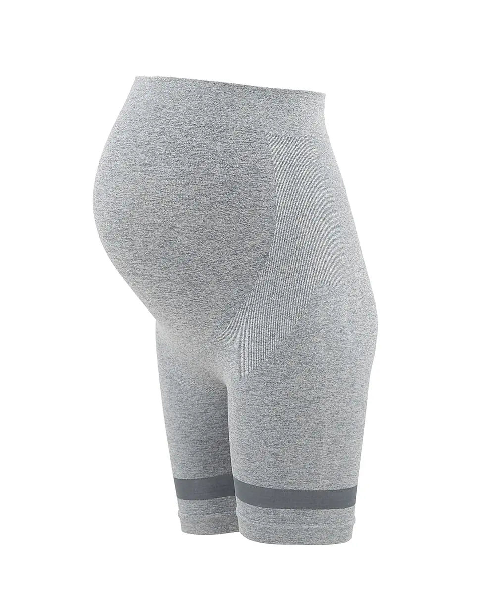cache-c-ur-woma-cycliste-de-sport-et-de-grossesse-gris-sans-coutures image 1