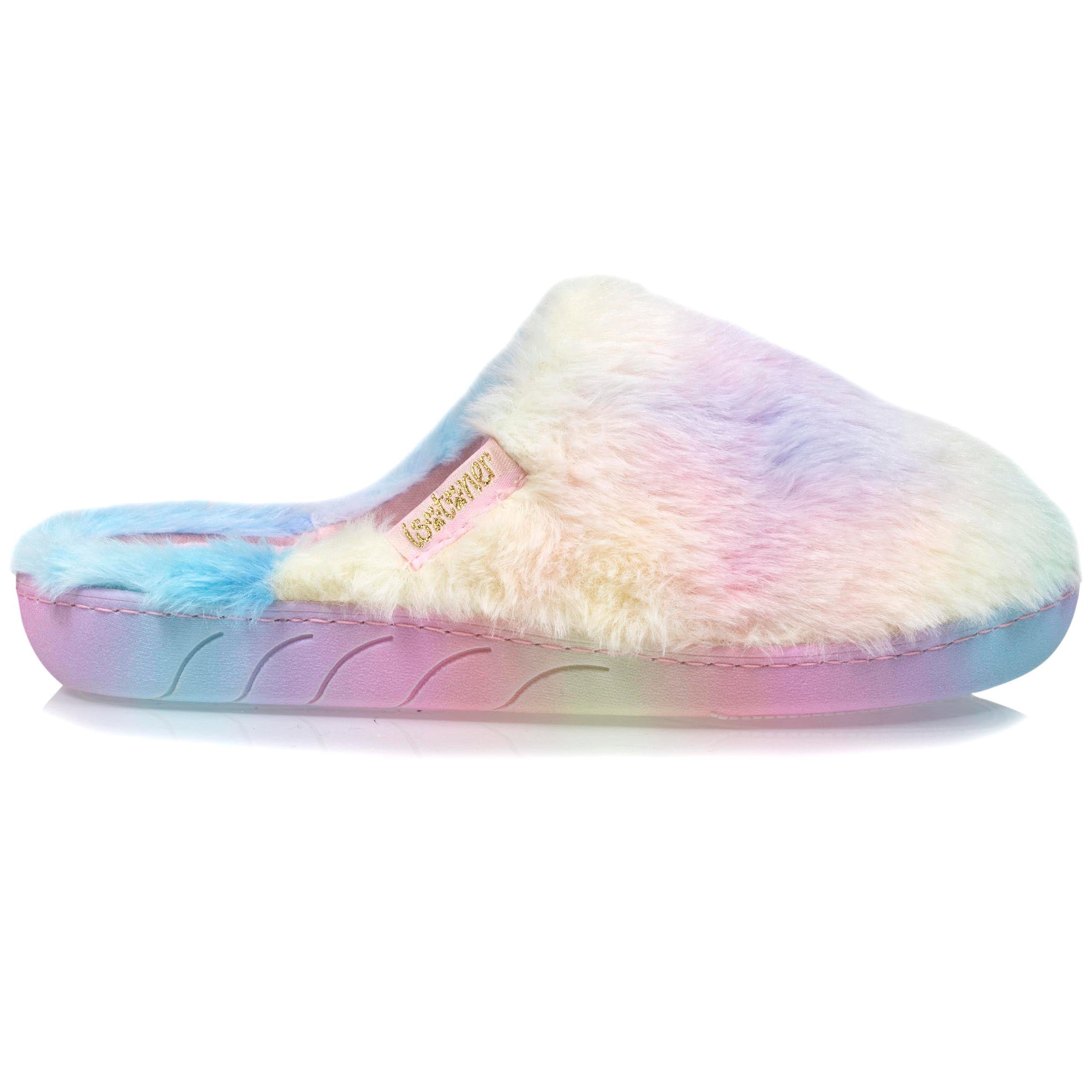 isotoner-chaussons-mules-junior-multico-rose image 8