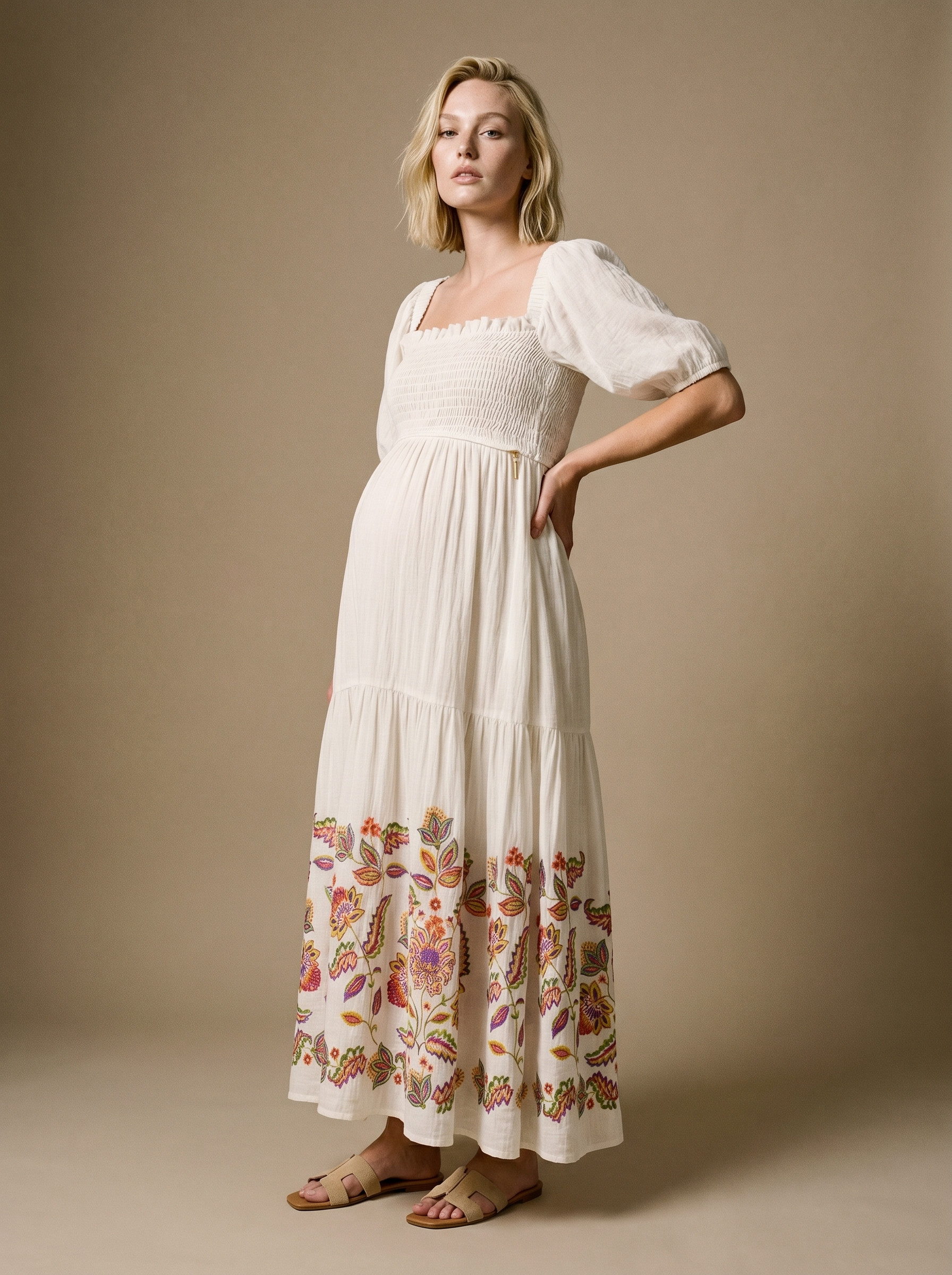 cache-c-ur-mila-robe-d-allaitement-longue-boh-me-multicolore image 5