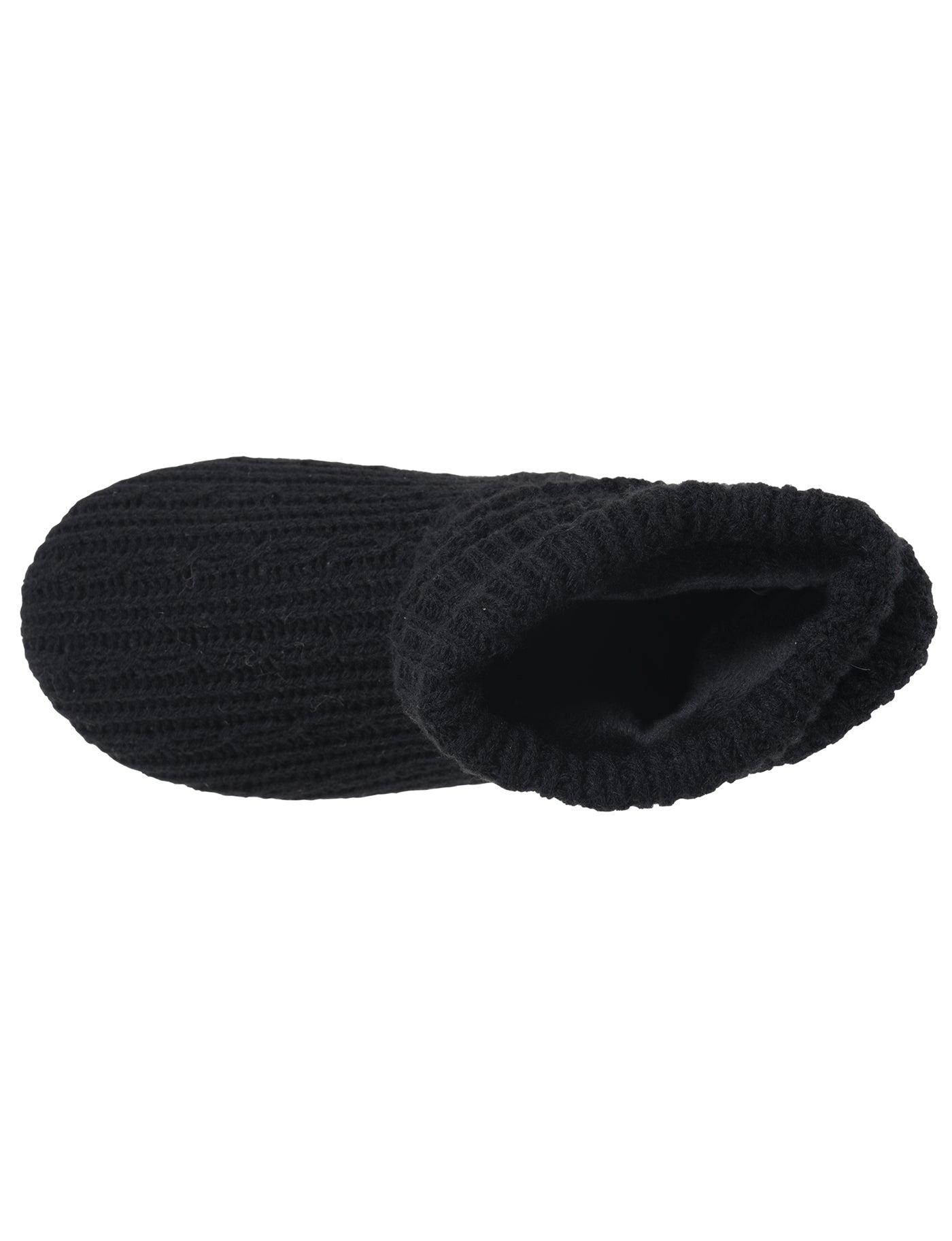 isotoner-chaussons-bottillons-tricot-femme-noir image 7