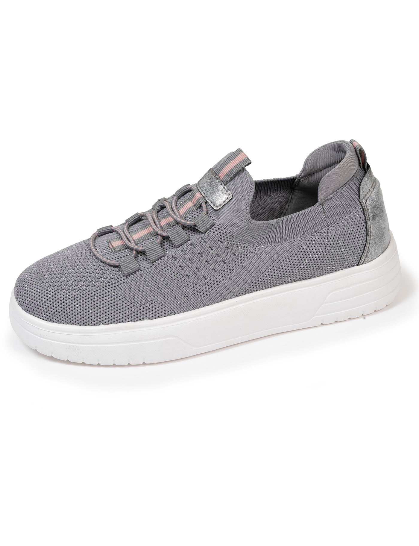 isotoner-baskets-slip-on-plateforme-femme-gris-m-moire-de-forme image 6