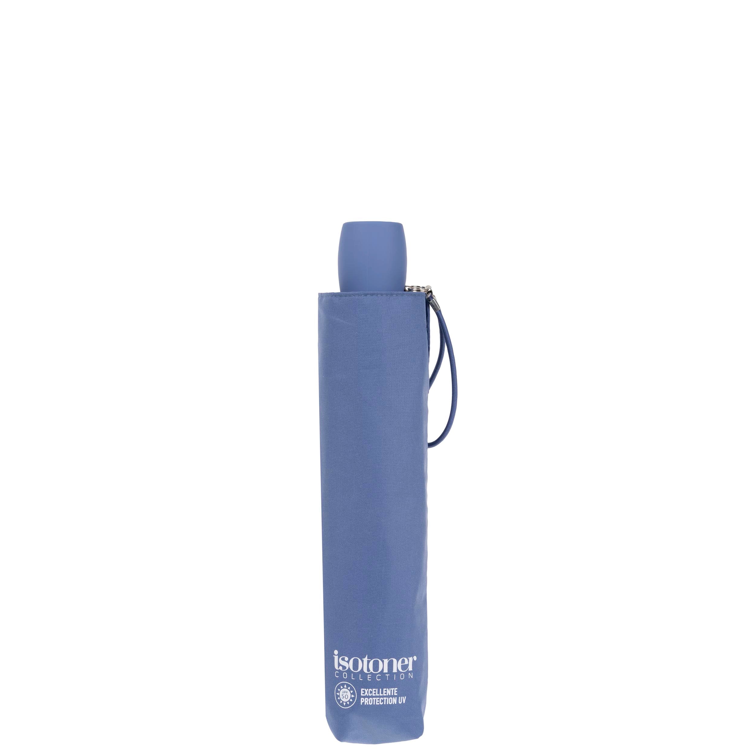 isotoner-parapluie-ombrelle-bleu-lavande-upf50-ultra-d-perlant image 4