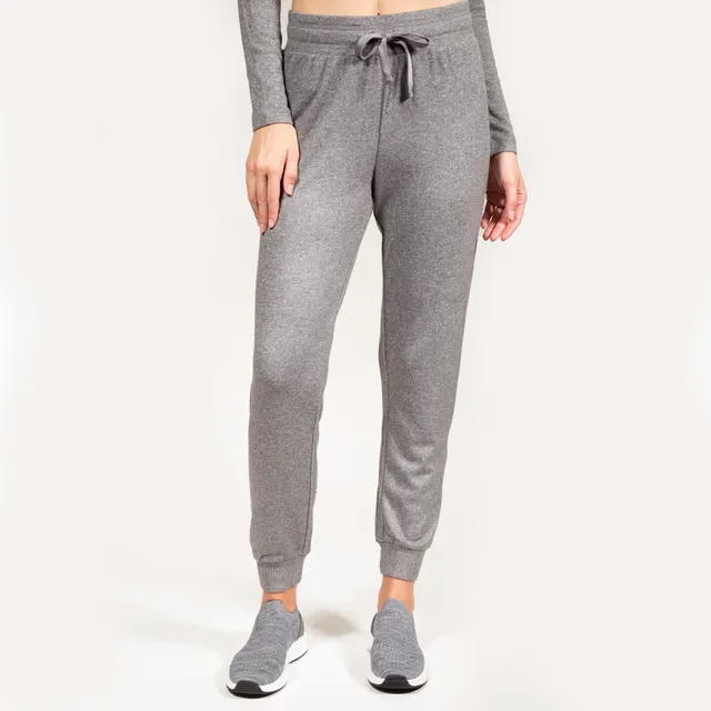 isotoner-pantalon-jogger-femme-gris-chin image 1