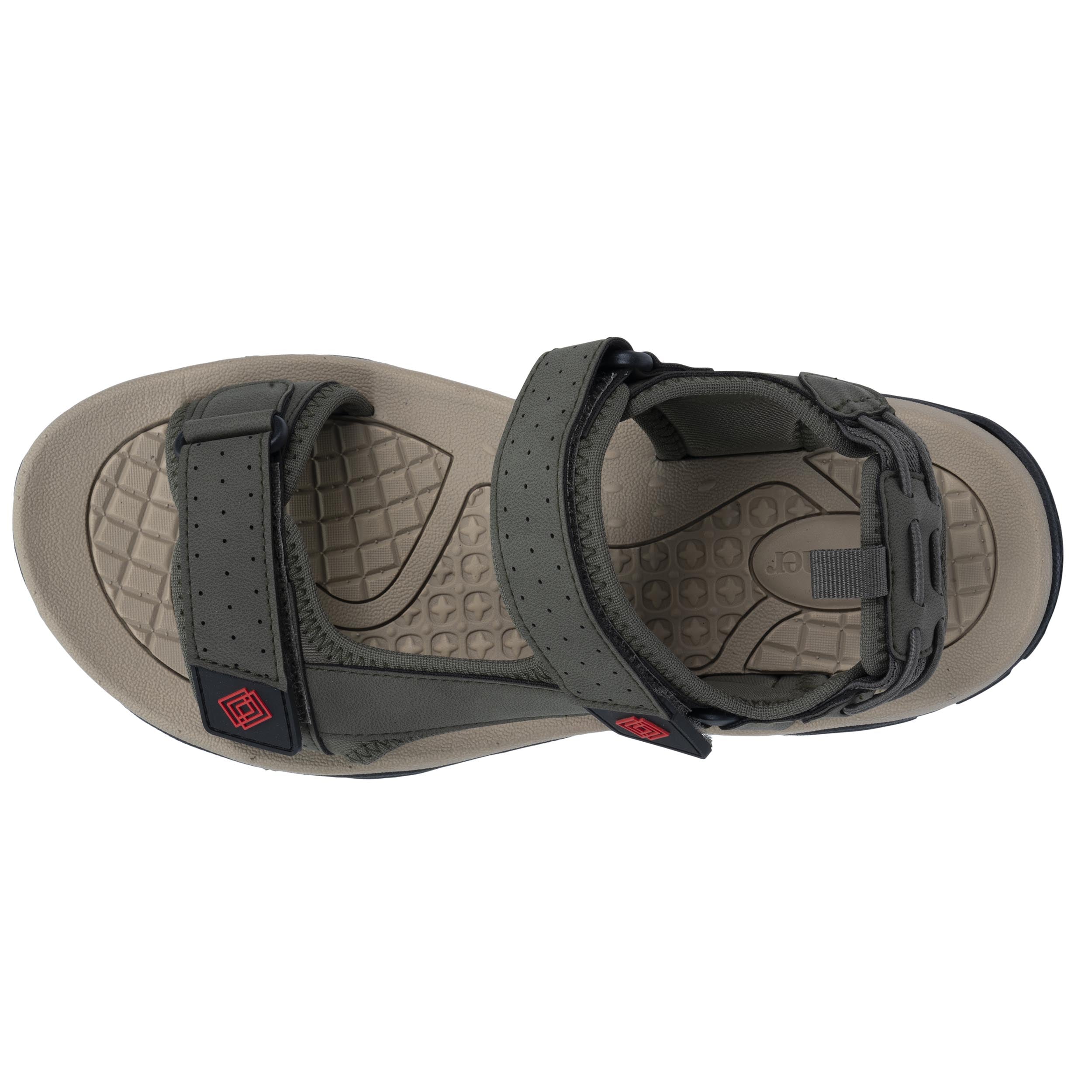 isotoner-sandales-homme-sport-kaki-everywear image 3