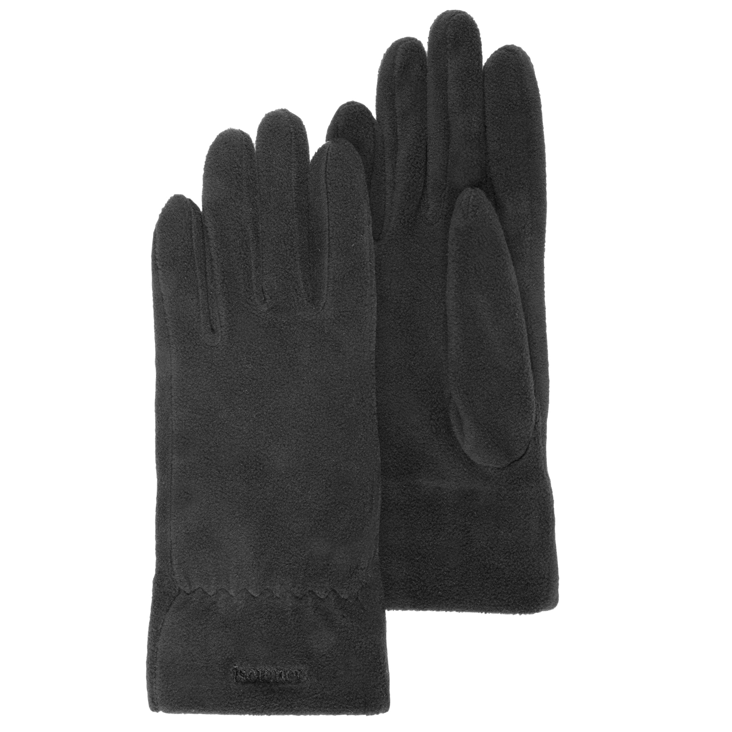 isotoner-gants-femme-polaire-douce-noir-stretch image 5