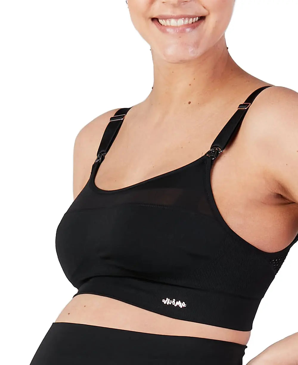 cache-c-ur-brassi-re-sport-grossesse-et-allaitement-woma-noir image 3