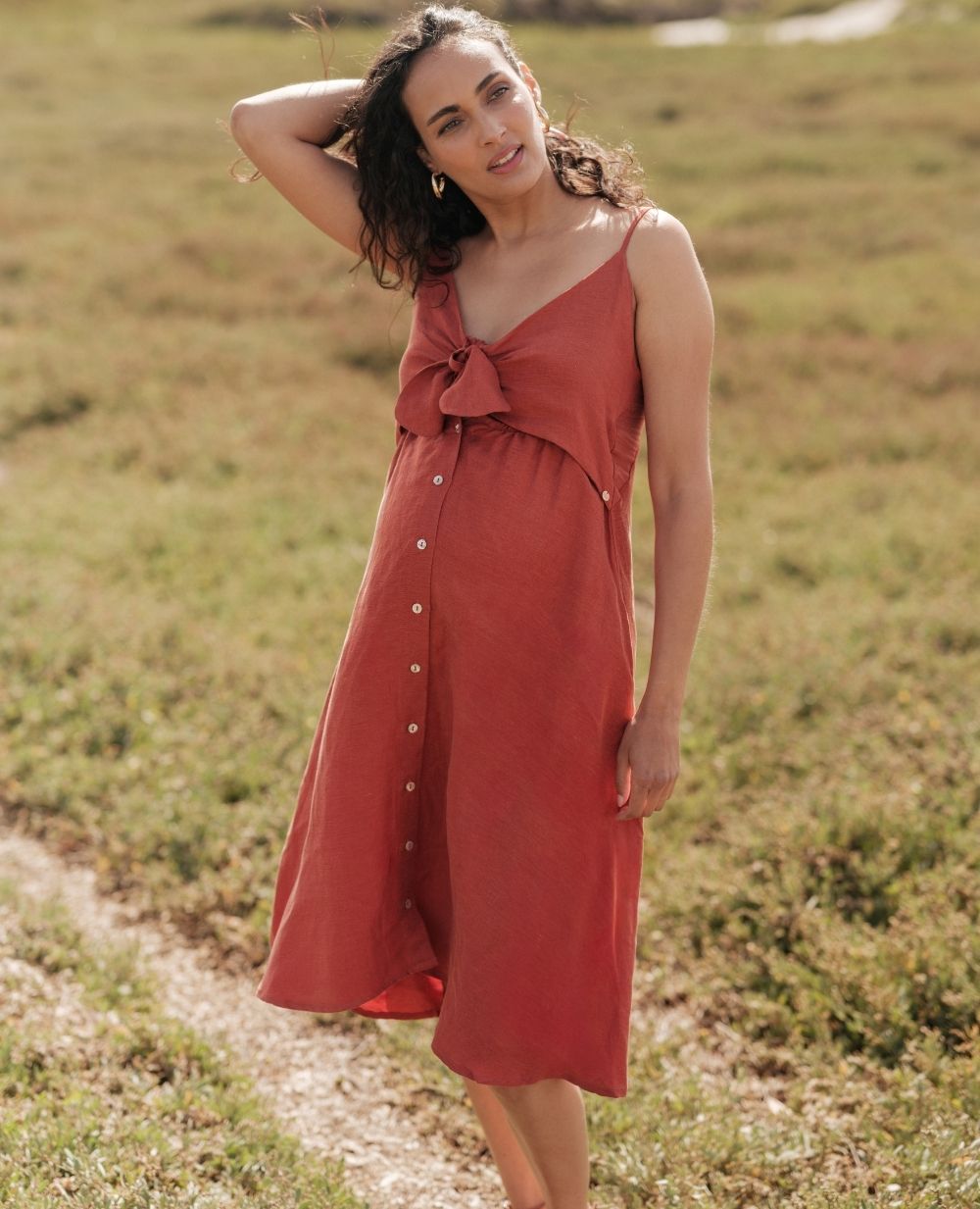 cache-c-ur-robe-d-allaitement-nolwenn-cuivre image 2