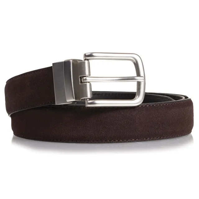 isotoner-ceinture-homme-2-en-1-noir-marron-3-cm image 1