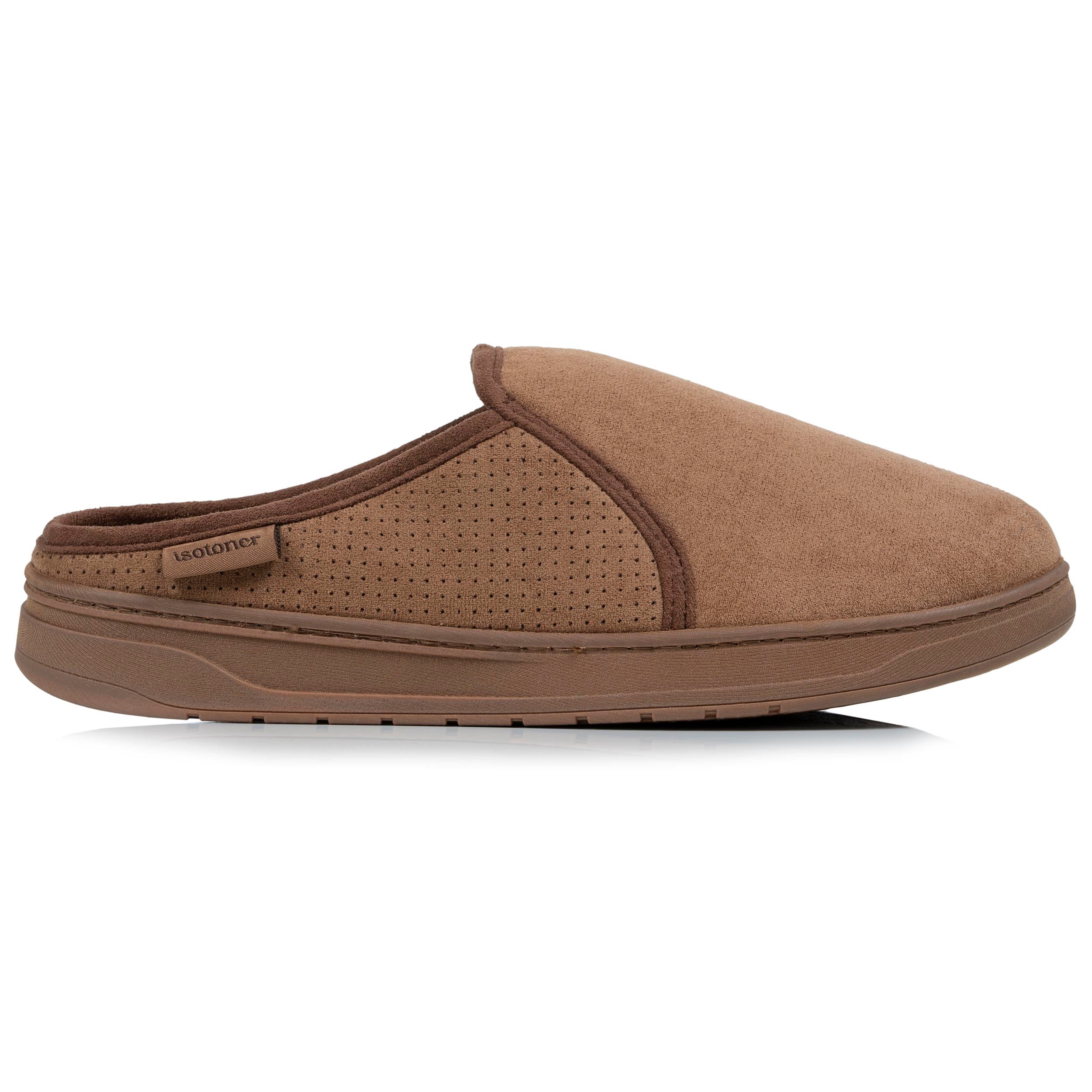 isotoner-chaussons-mules-homme-camel-perfor-es image 8