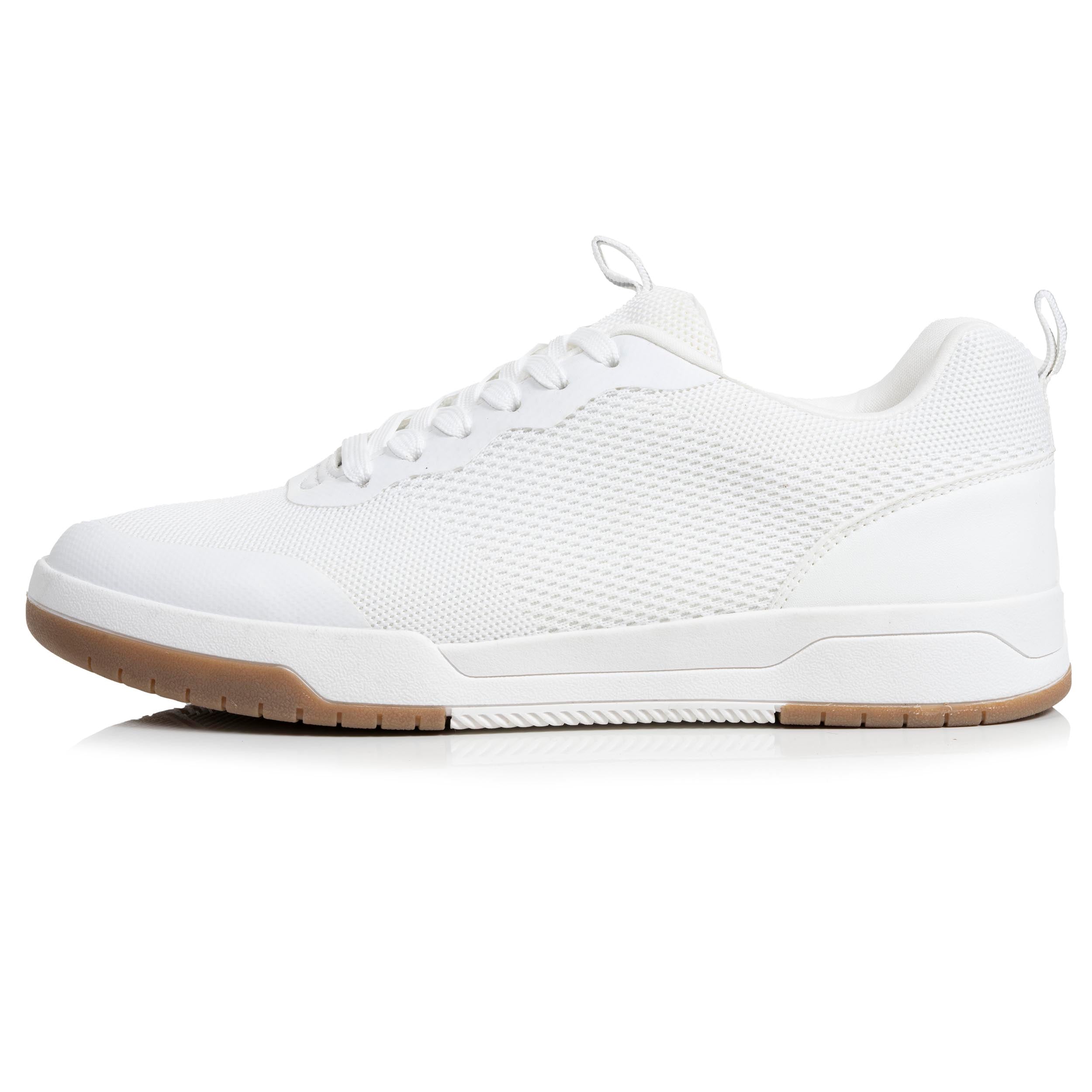 isotoner-baskets-homme-lacets-blanc image 4