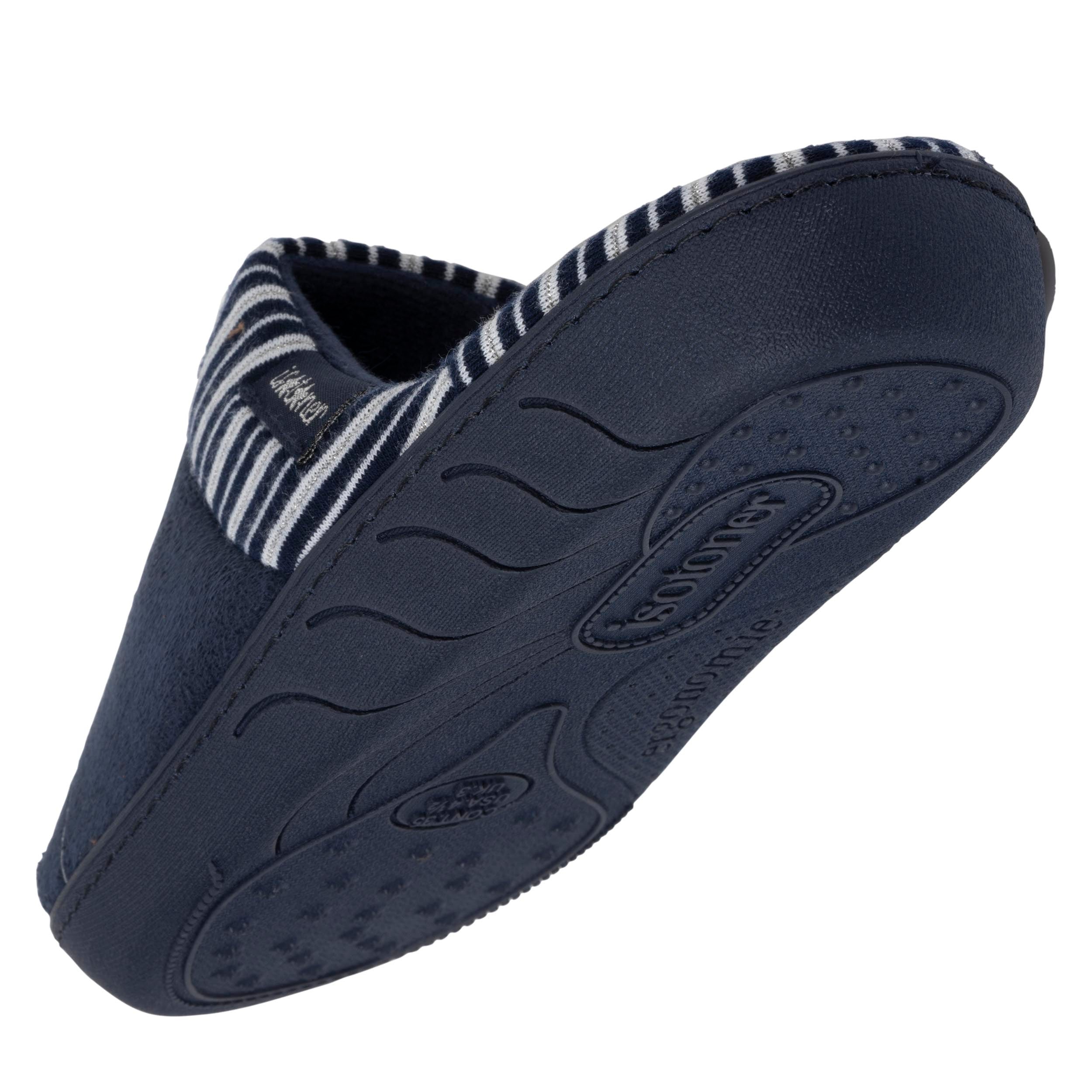 isotoner-chaussons-mules-junior-marine-tortue image 5