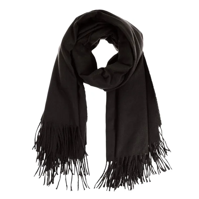 isotoner-charpe-plaid-femme-ultra-doux-noir-200-cm image 1