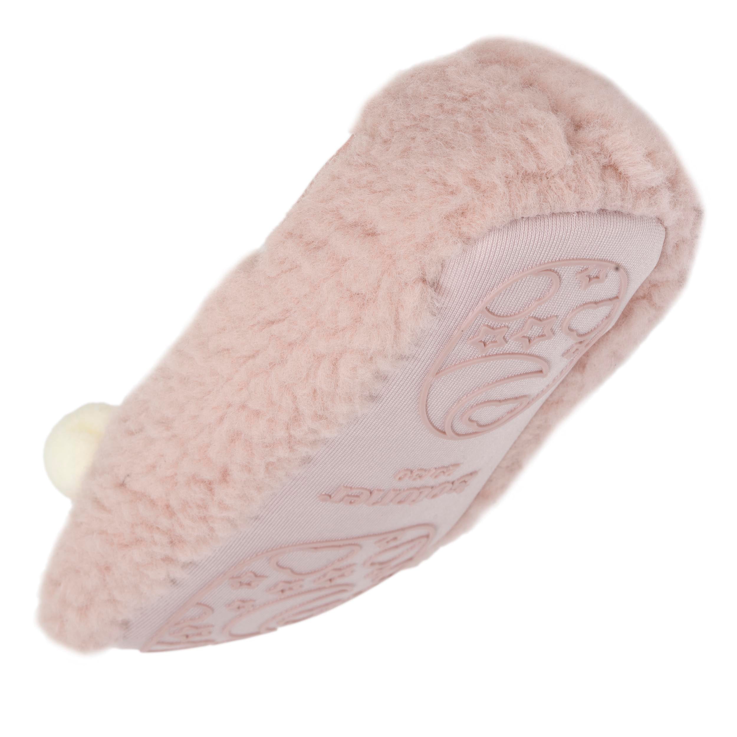 isotoner-chaussons-ballerines-fille-mouton-blush image 5