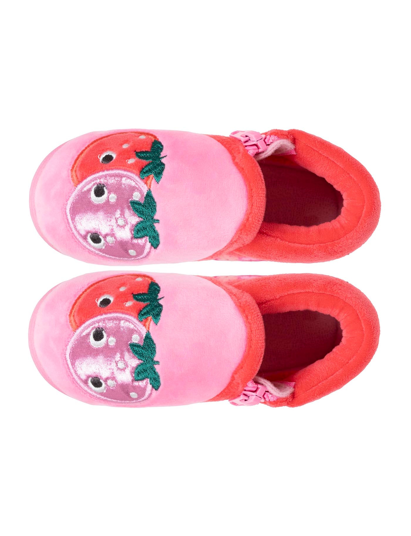 isotoner-chaussons-bottillons-zip-b-b-fraise-rose image 7