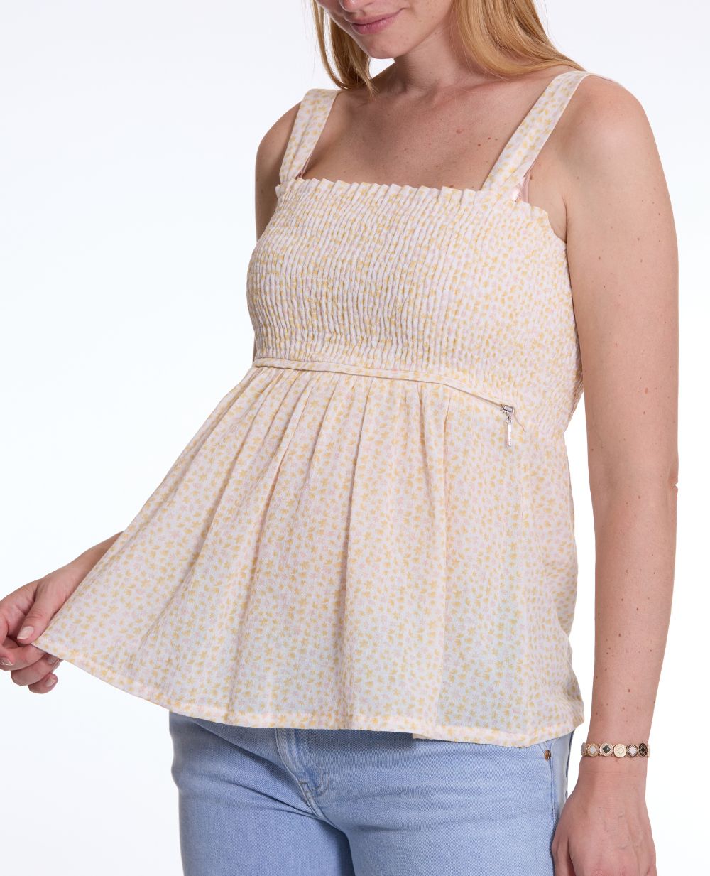 cache-c-ur-top-de-grossesse-et-allaitement-ambre-jaune image 2