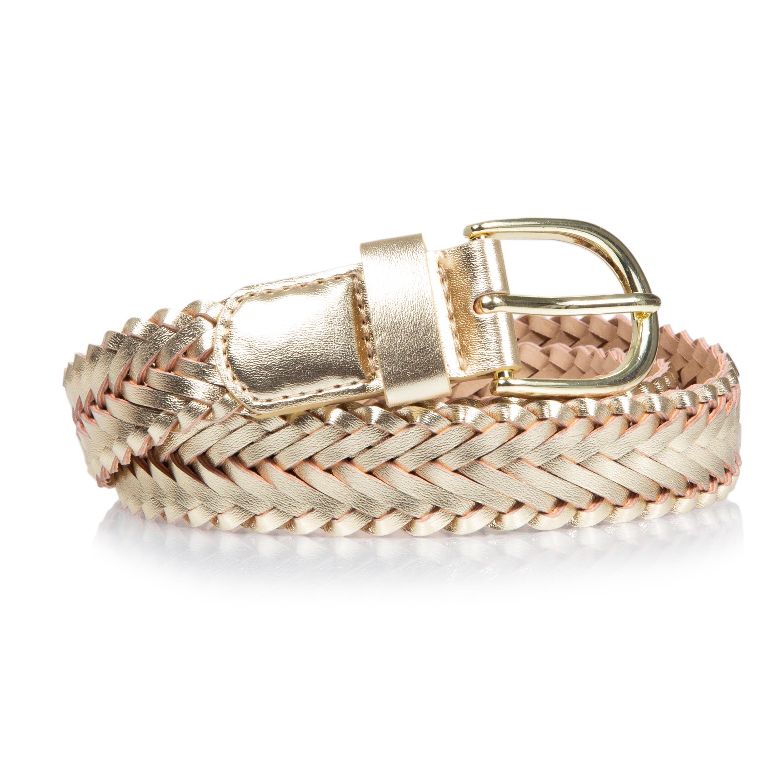 isotoner-ceinture-femme-tress-e-dor-e image 1
