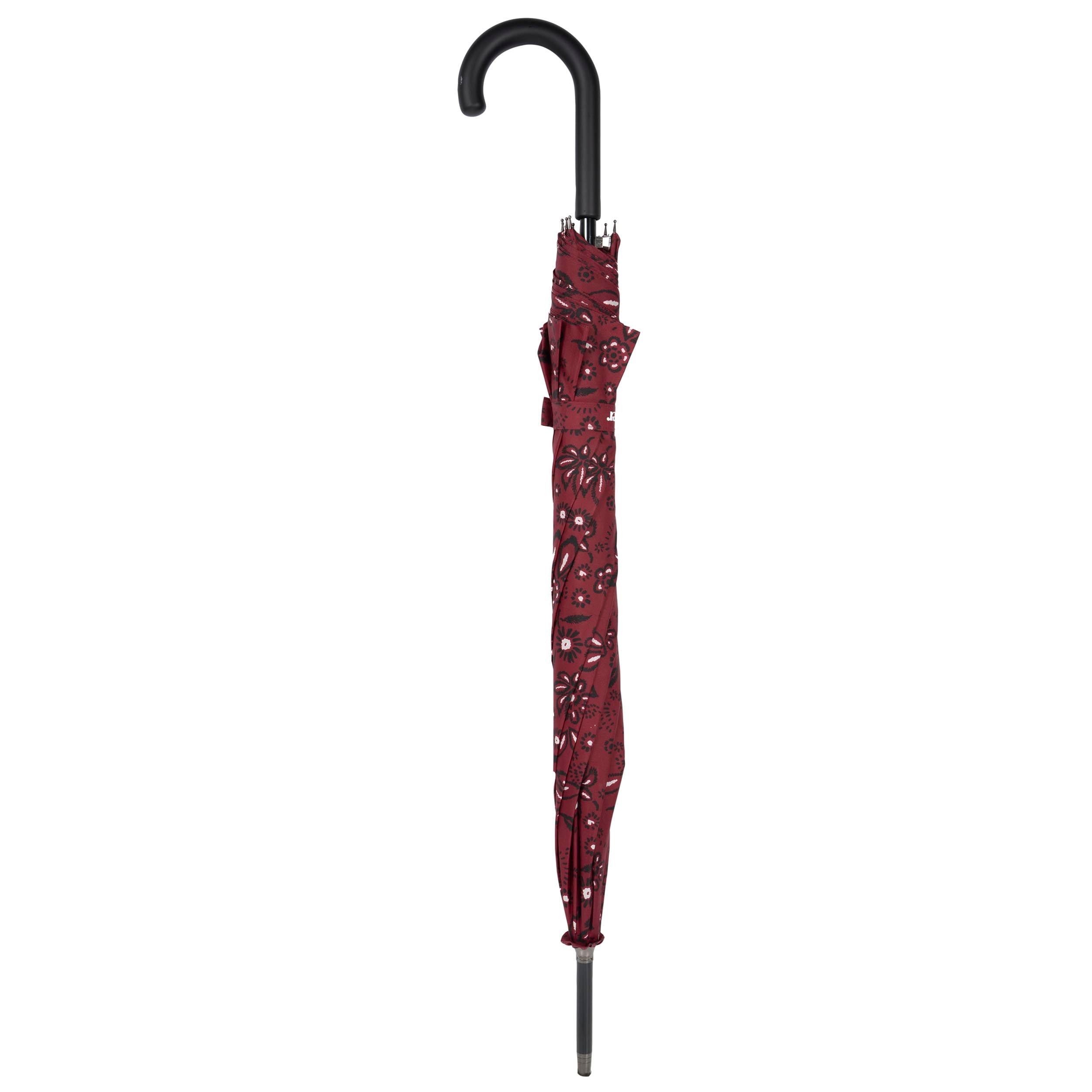 isotoner-parapluie-canne-auto-bandana-bordeaux-90-cm image 4