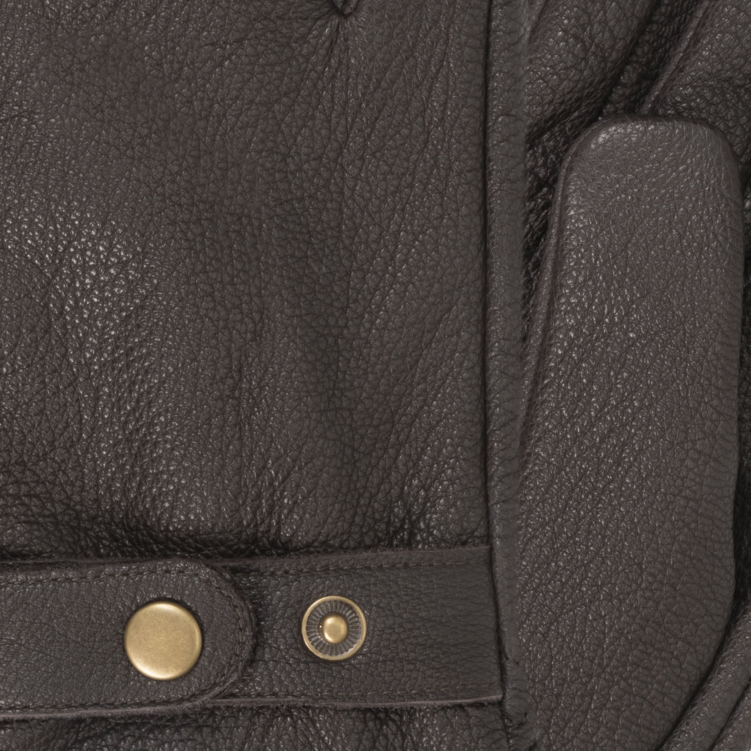 isotoner-gants-cuir-homme-marron-tactiles image 2
