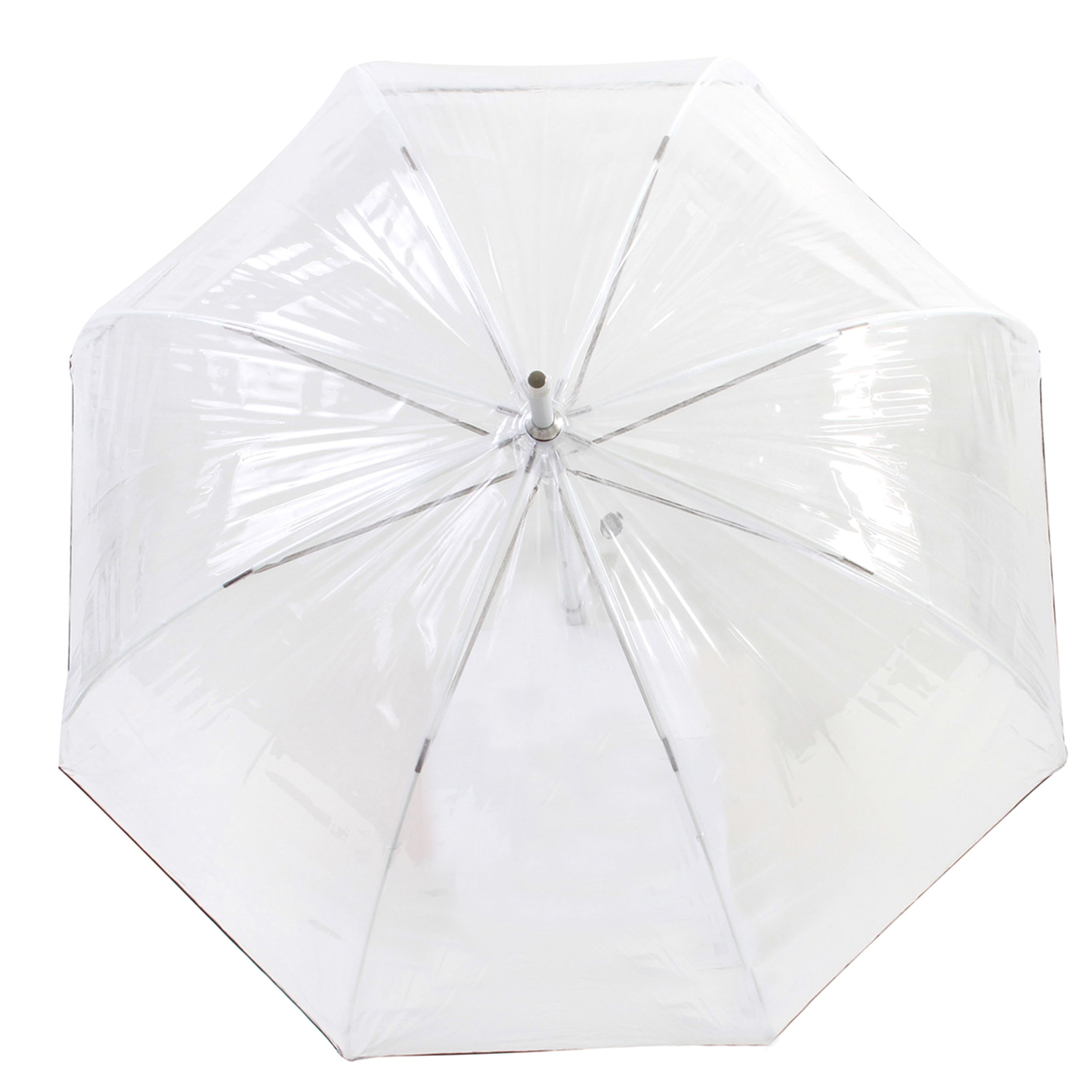 isotoner-parapluie-cloche-transparent-pvc-noir image 4