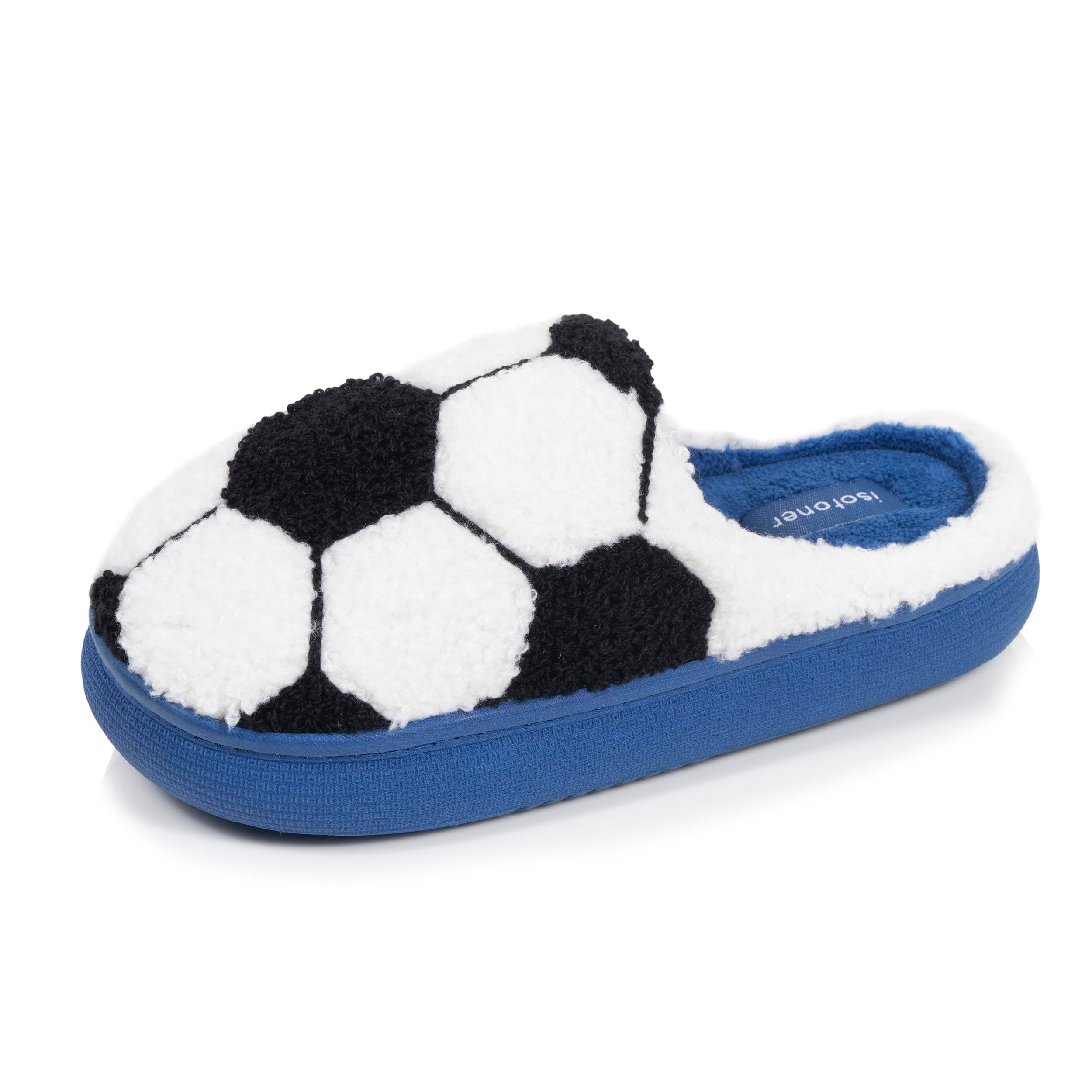 isotoner-chaussons-mules-enfant-bloup-bleu image 1