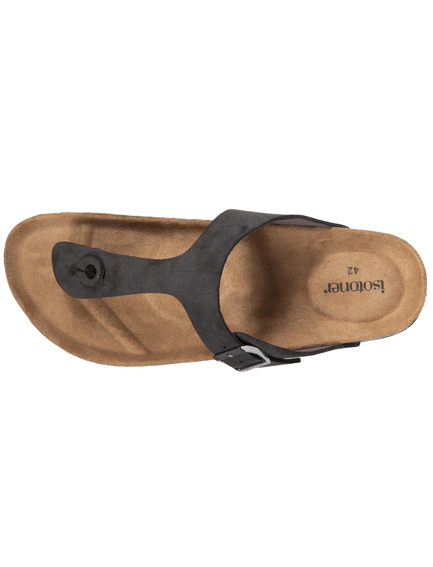 isotoner-mules-sandales-homme-bride-gris image 7