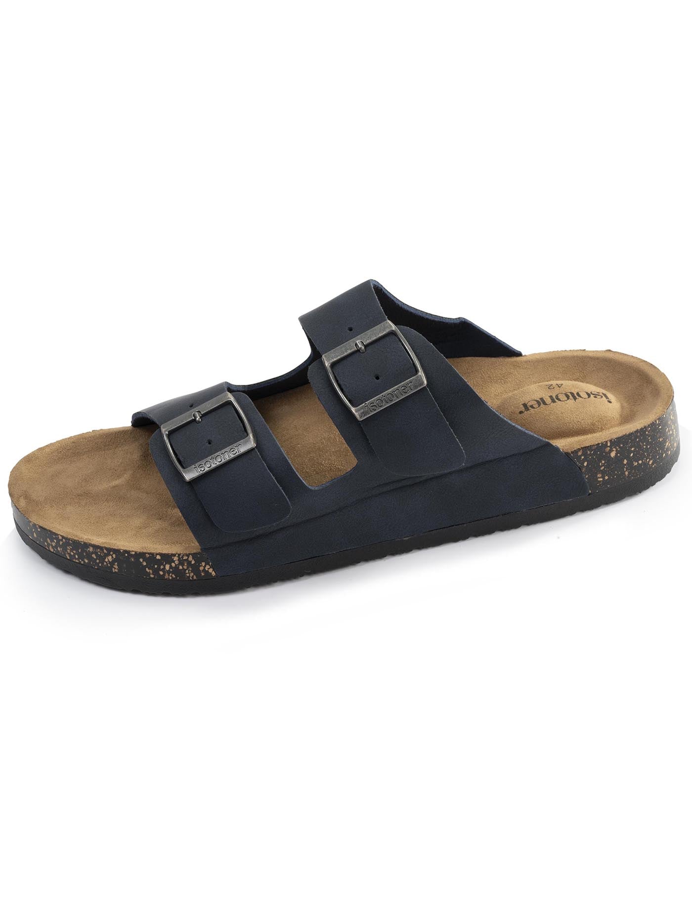 isotoner-mules-sandales-homme-double-bride-marine image 6