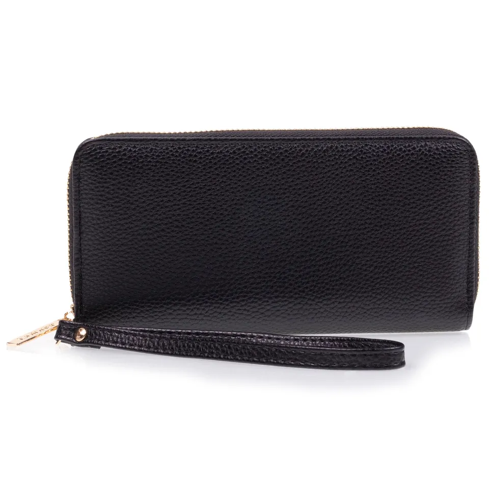 isotoner-compagnon-femme-noir-simili-rfid-anse image 1