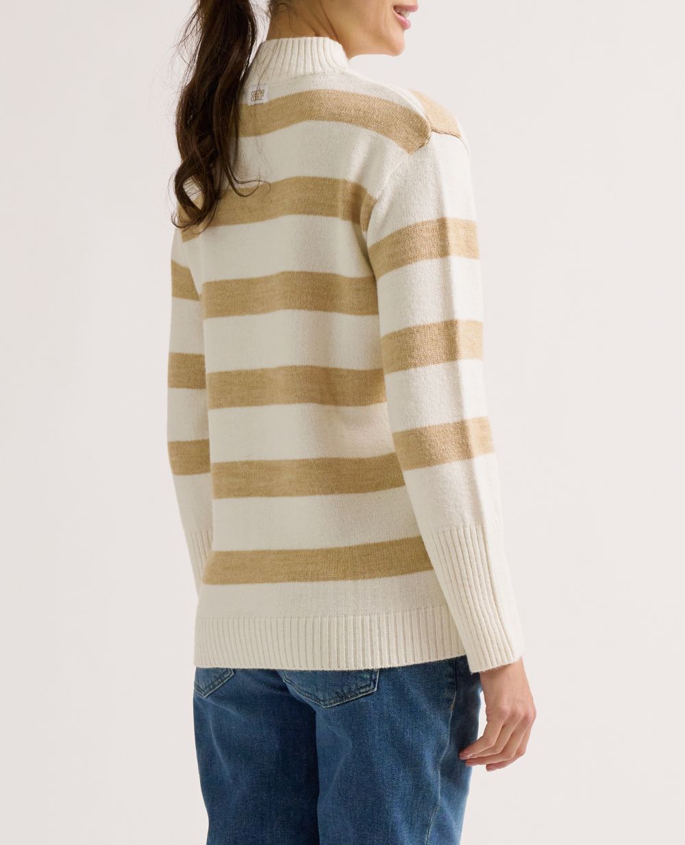 cache-c-ur-pull-de-grossesse-et-allaitement-cabourg-beige-ivoire image 5