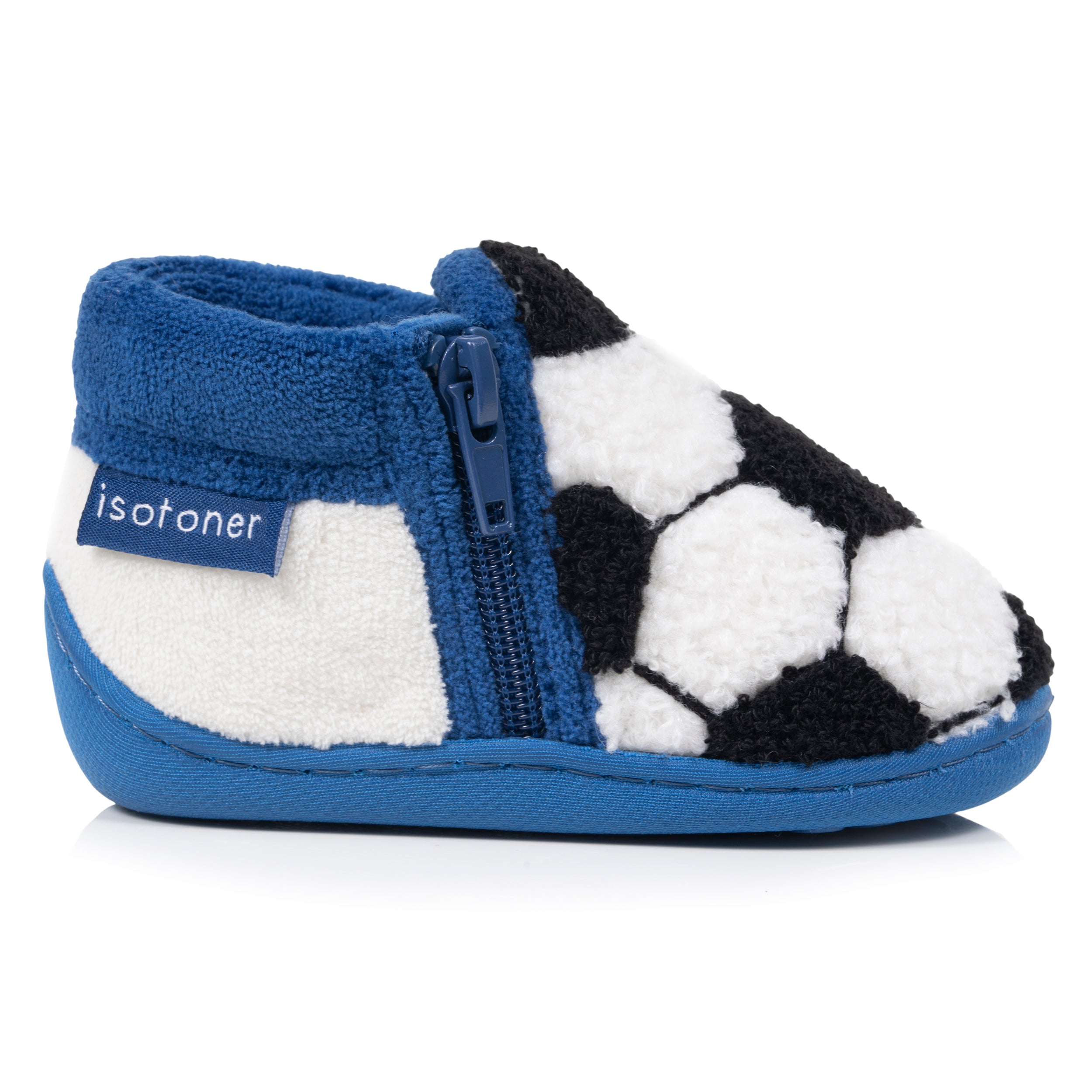 isotoner-chaussons-bottillons-zip-b-b-gar-on-bleu image 8