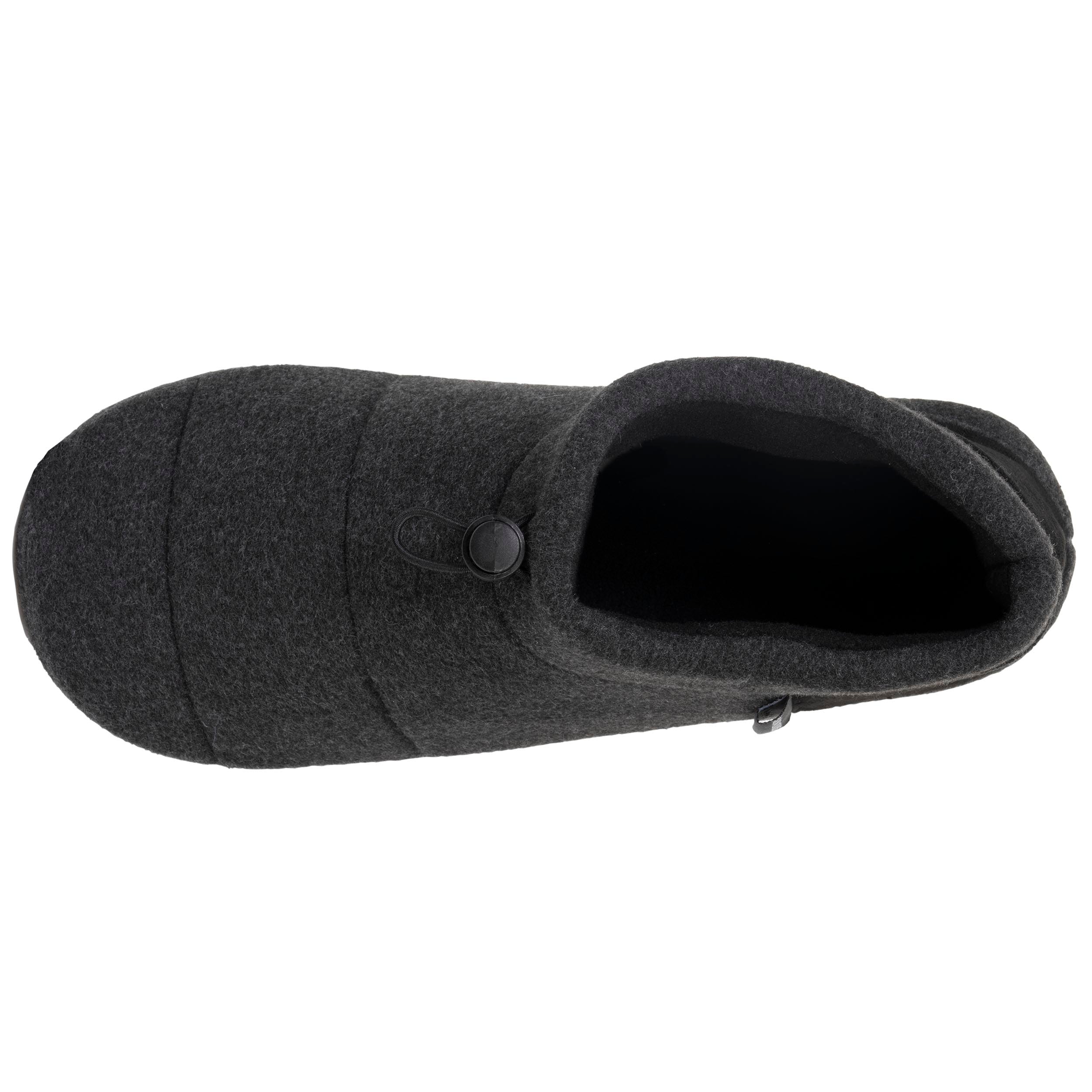 isotoner-chaussons-bottillons-homme-gris-chin-fonc image 2