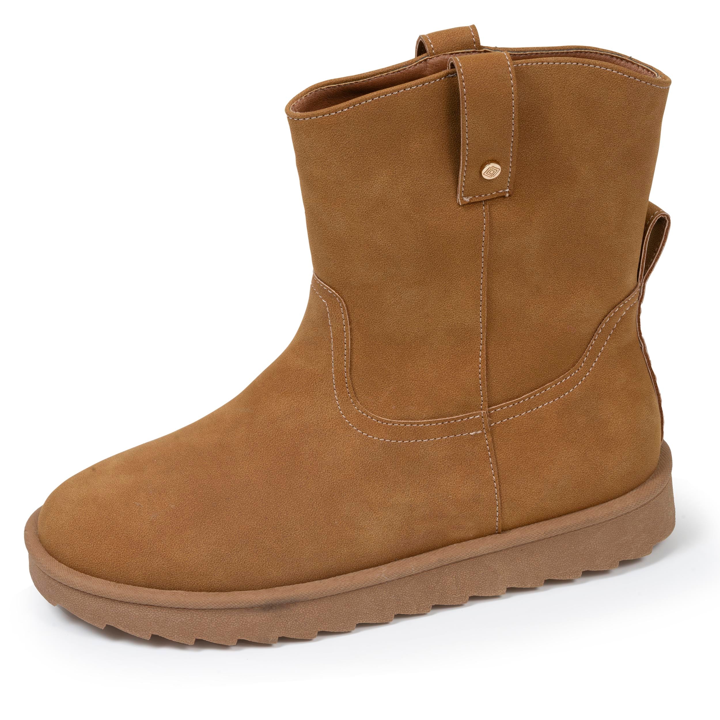 isotoner-bottines-hautes-femme-camel-m-moire-de-forme image 1