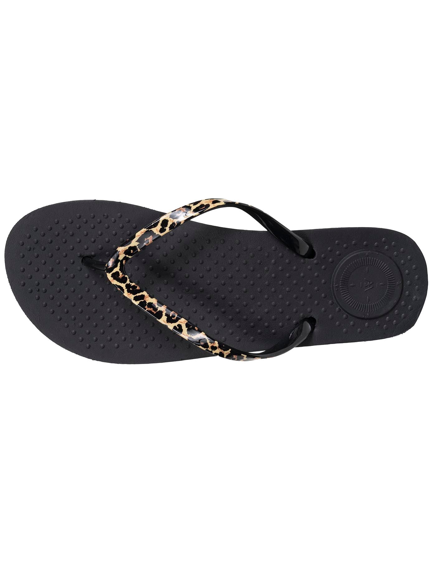 isotoner-tongs-femme-everywear-tige-l-opard-noir image 7