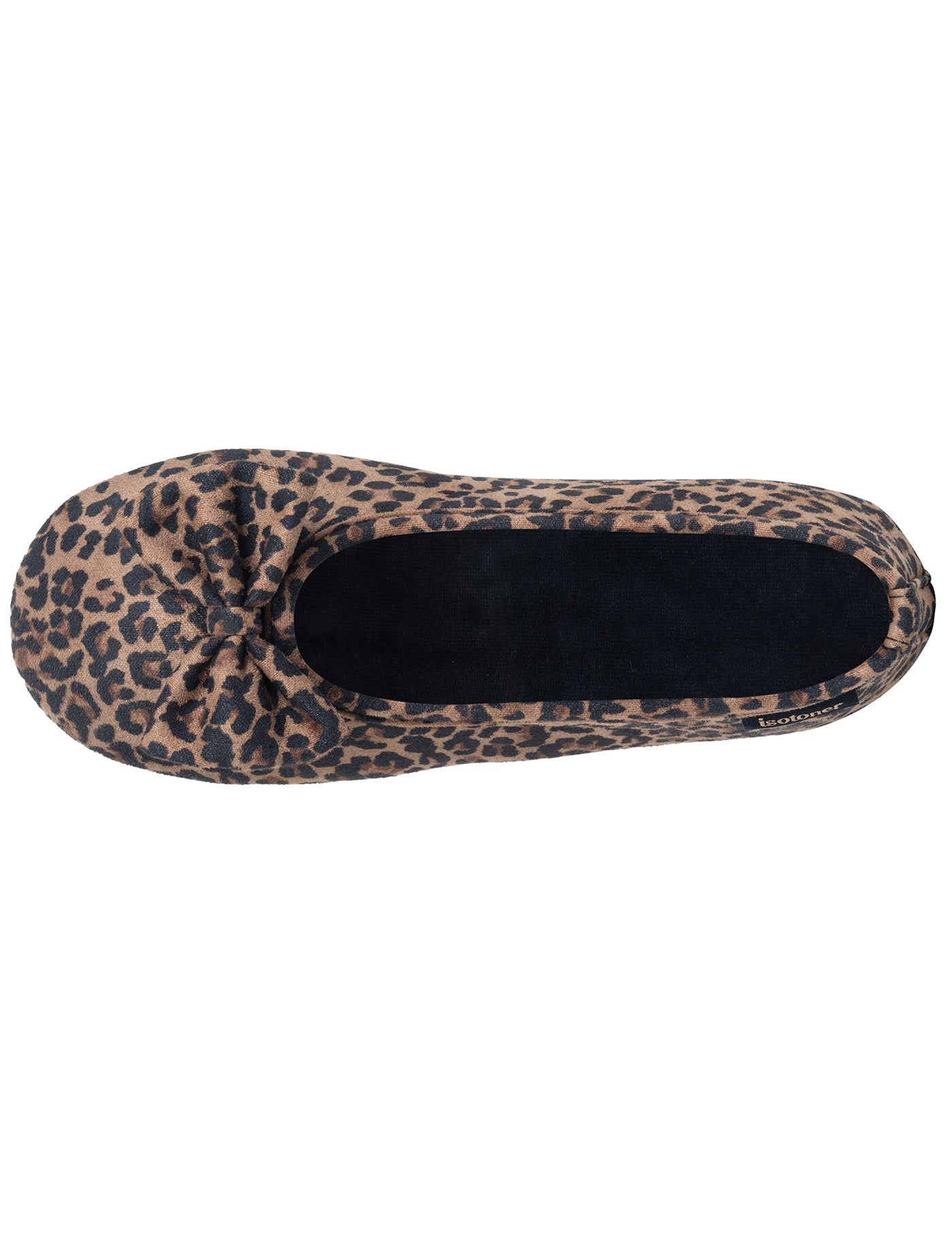isotoner-chaussons-ballerines-femme-l-opard-fonc-2 image 7
