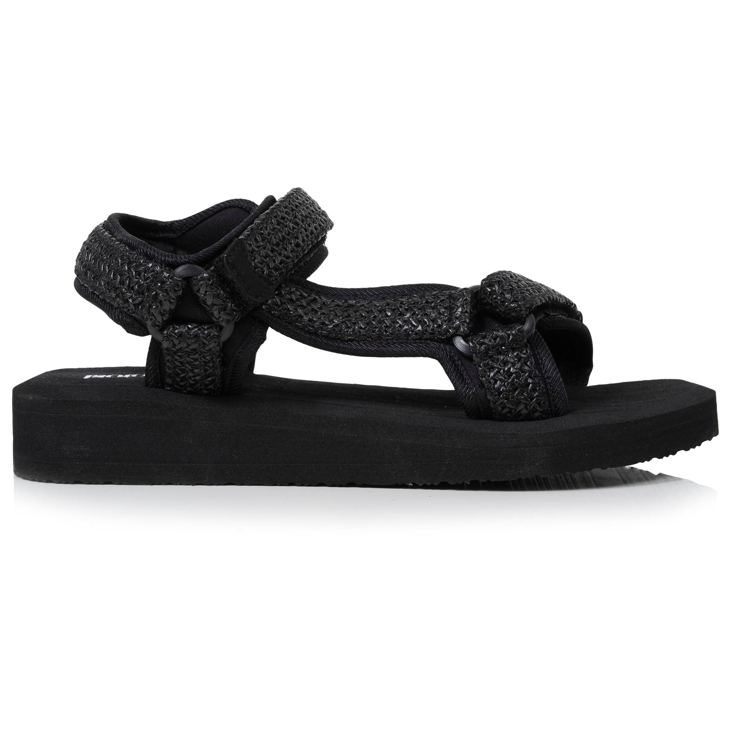 isotoner-sandales-femme-sport-talon-noir image 8