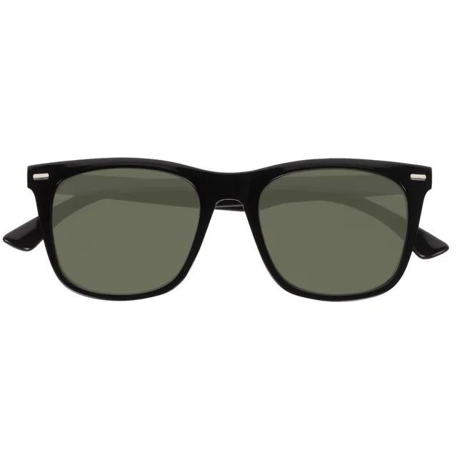 isotoner-lunettes-de-soleil-rectangulaire-vert-noir-polaris-es image 1