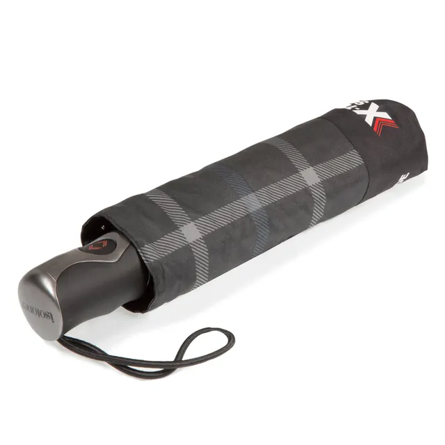isotoner-parapluie-x-tra-solide-carreaux-automatique image 1
