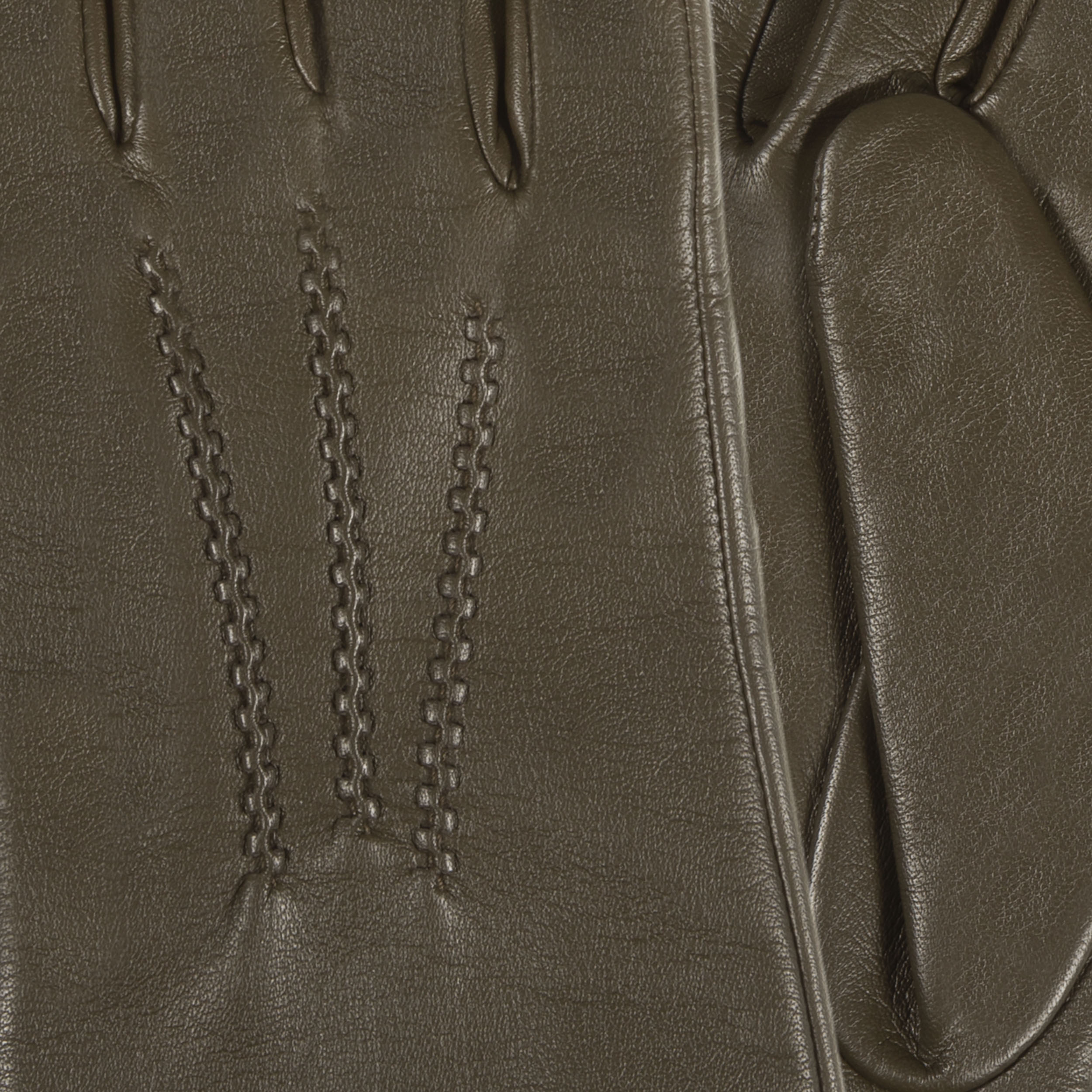 isotoner-gants-femme-cuir-chaud-olive image 2