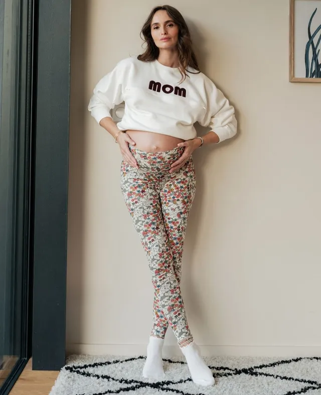cache-c-ur-legging-maternit-liberty-multicolore image 1