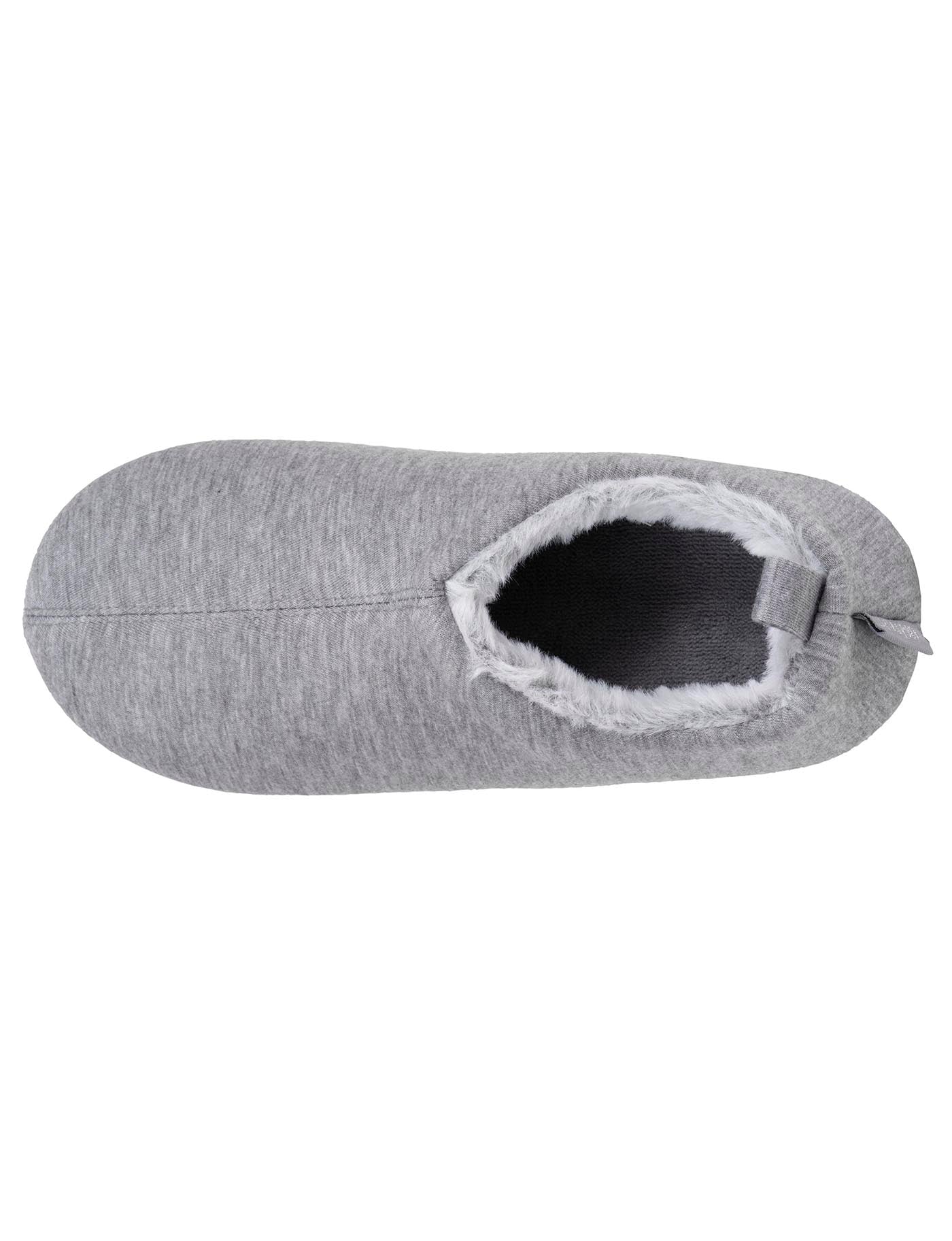 isotoner-chaussons-bottillons-femme-gris-chin-jersey image 7