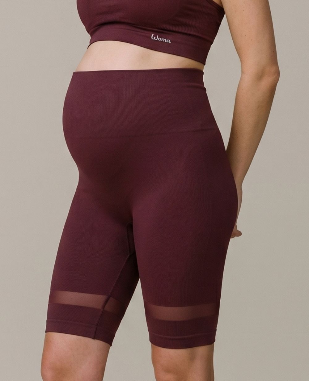 cache-c-ur-cycliste-de-sport-et-de-grossesse-woma-prune image 1