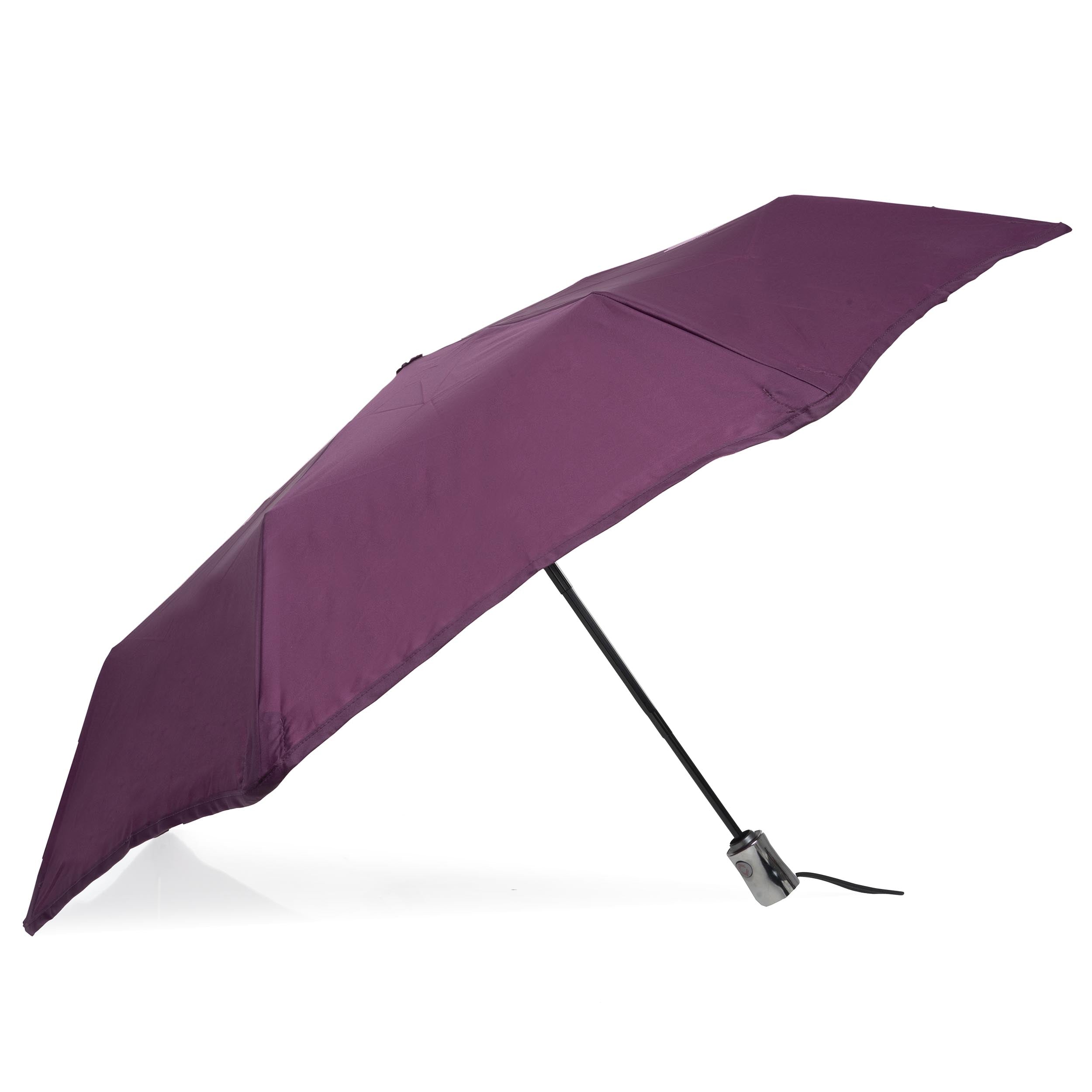 isotoner-parapluie-x-tra-solide-alpha-23-cm-prune image 3